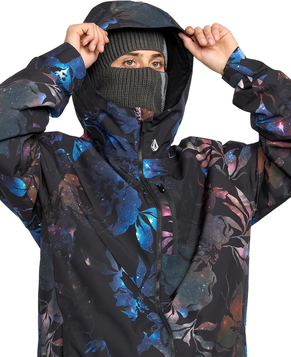 Volcom Men's 2836 Insulated Snowboard Jacket Space Aloha