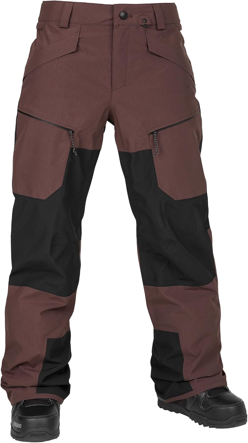 Volcom Women's Stone Mica 20k Snowboard Ski Pant Mahogany S5