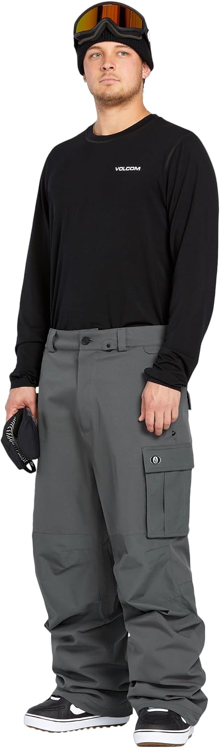 Volcom Men's Nwrk Baggy Snowboard Pant – 10k Waterproof Breathable 2-layer initial
