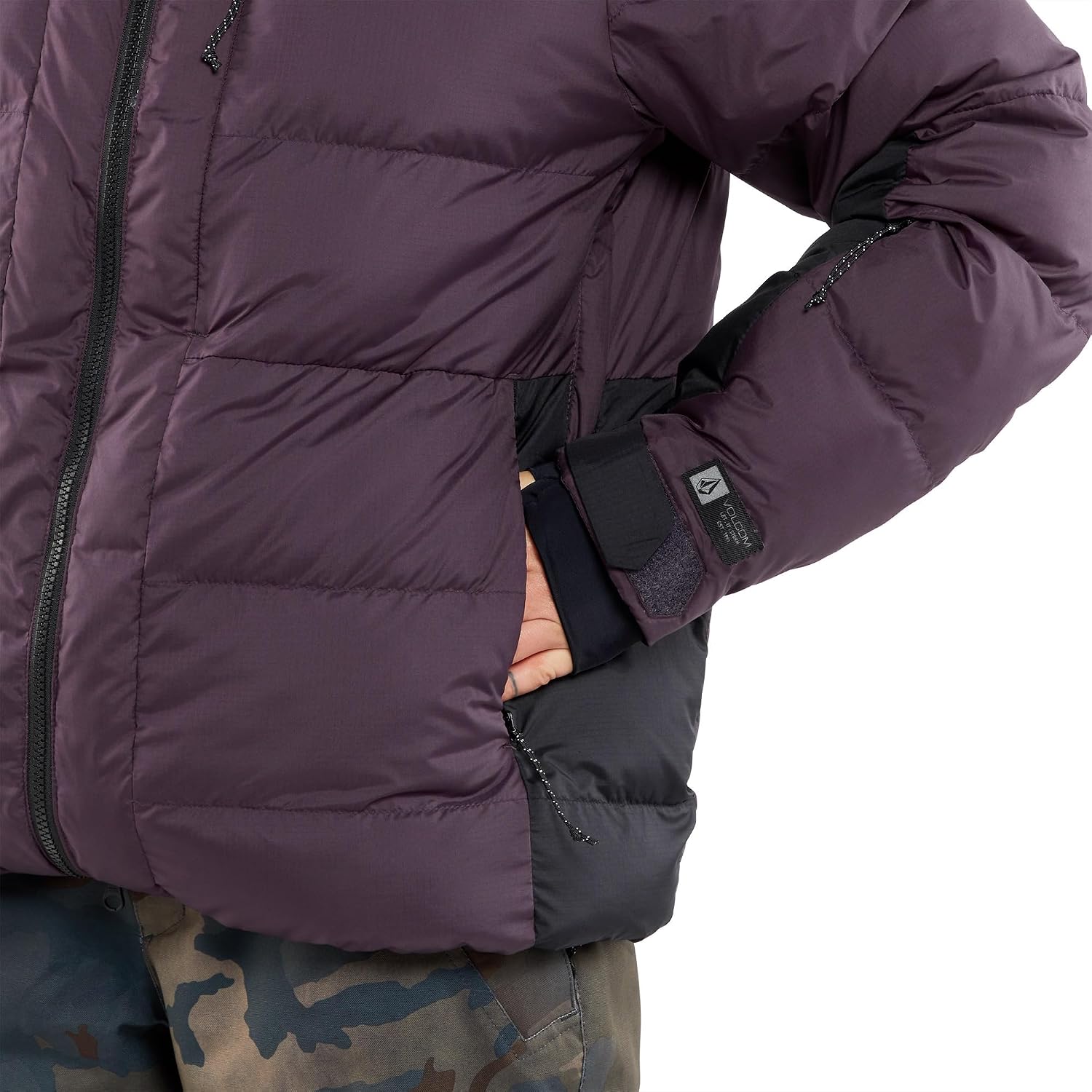Volcom Women's Puffleup Snowboard Ski Puffer Winter Jacket Blackberry S4