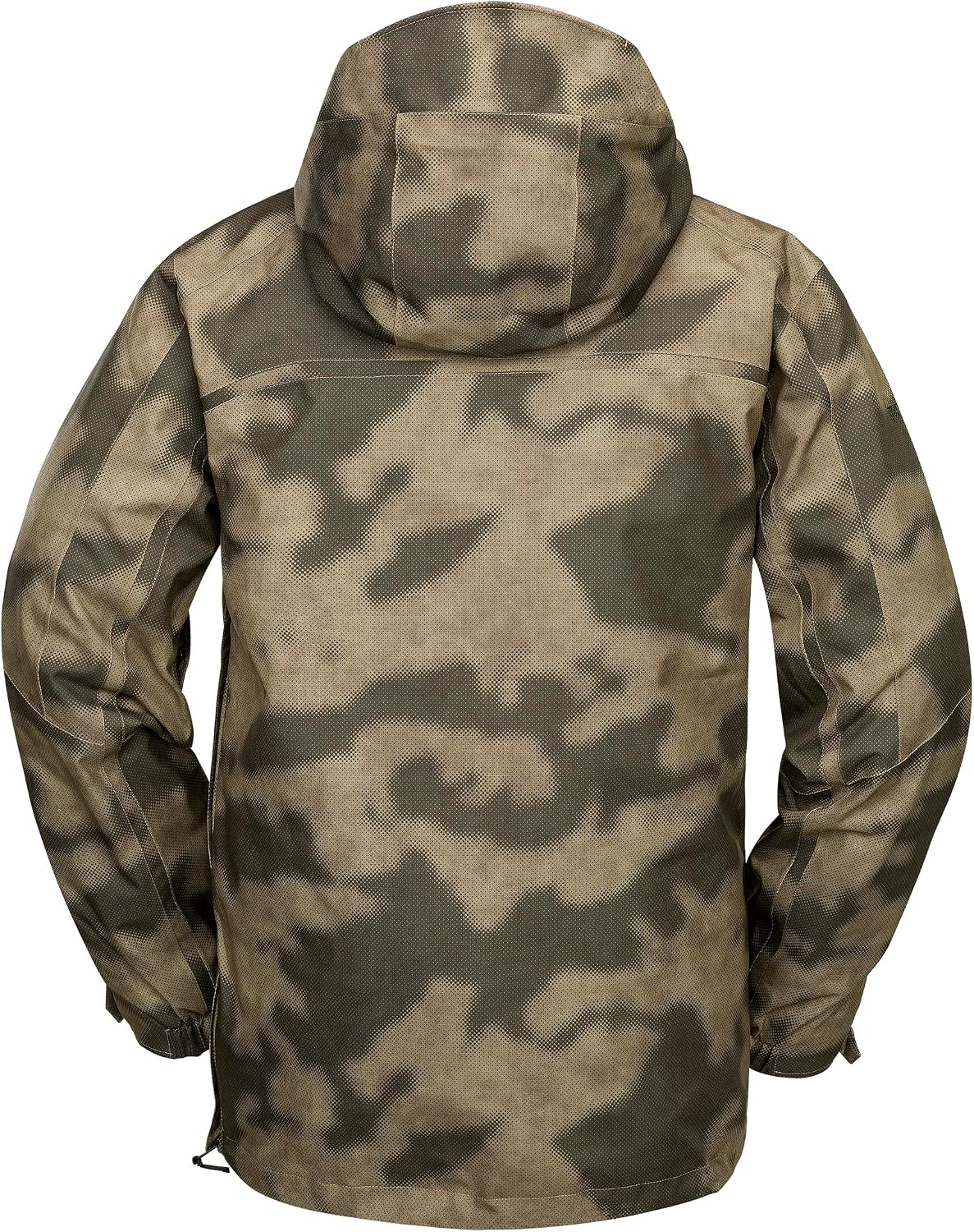 Volcom Men's Brighton Pullover Anarok Hooded Snowboard Jacket Camouflage