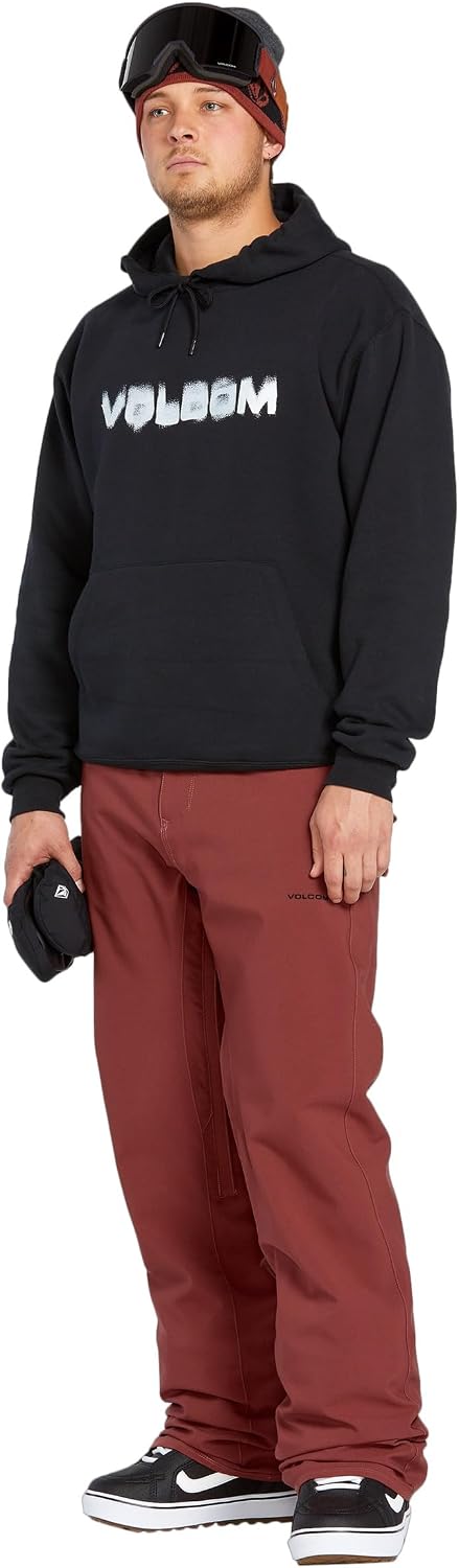 Volcom Men's Frickin Relaxed Fit Chino Snowboard Pant Redwood