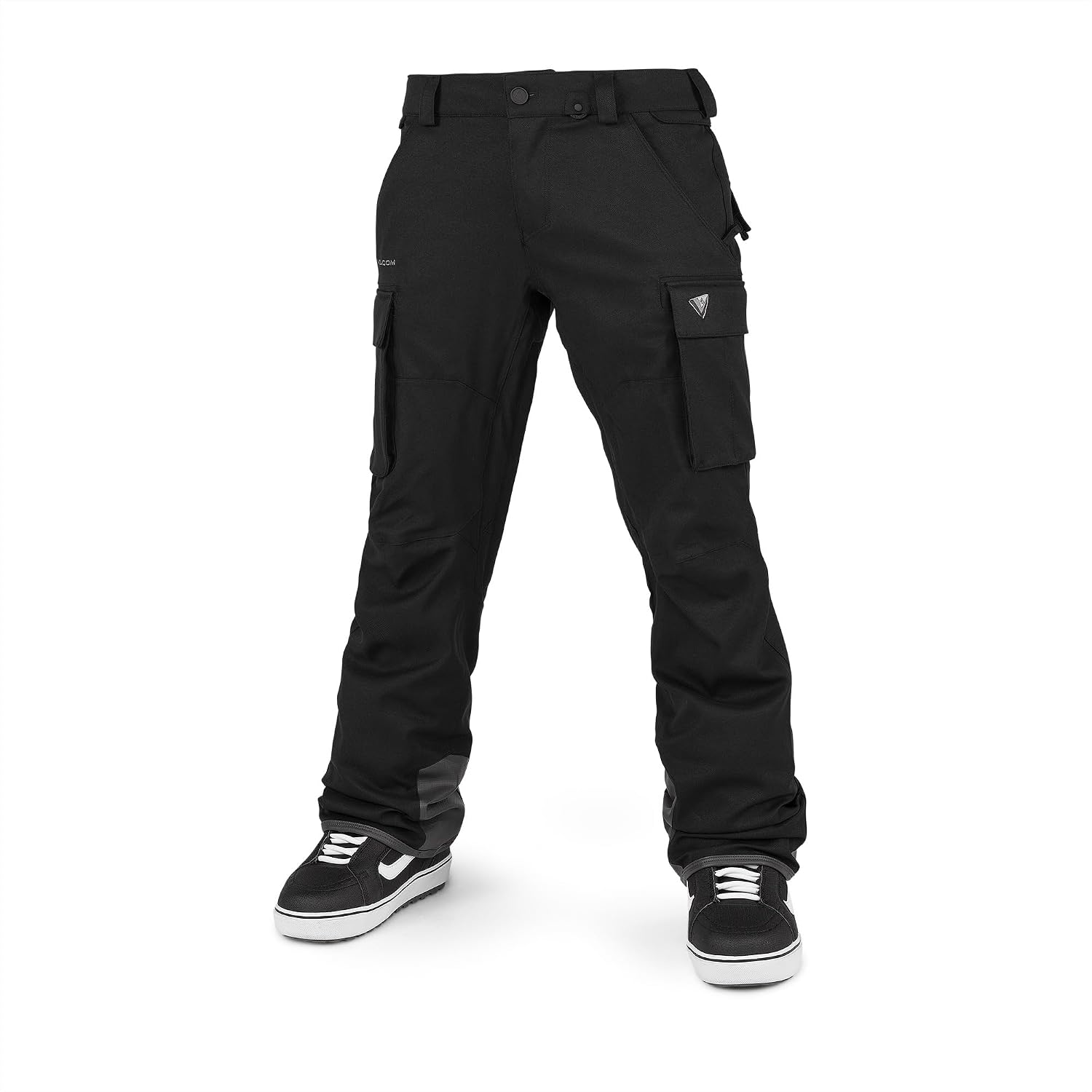 Volcom Men's Articulated Snow Pant, 15k Waterproof Ski Snowboard Pants, Sealed Seams Black S4