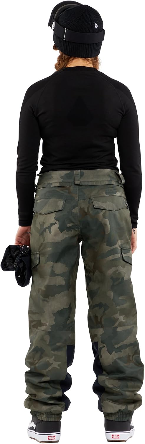Volcom Women's Wildling Snowboard Ski Pant Cloudwash Camo S4