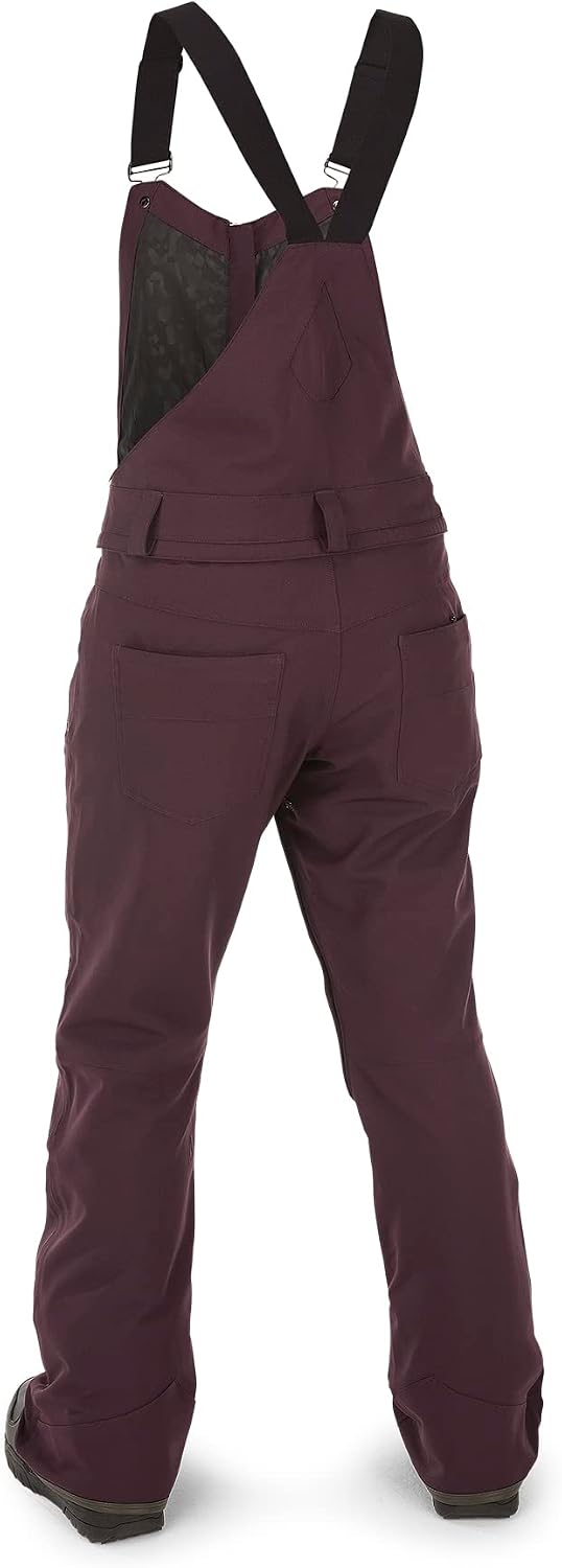 Volcom Women's Swift Bib Overall Snowpant Black Plum S3