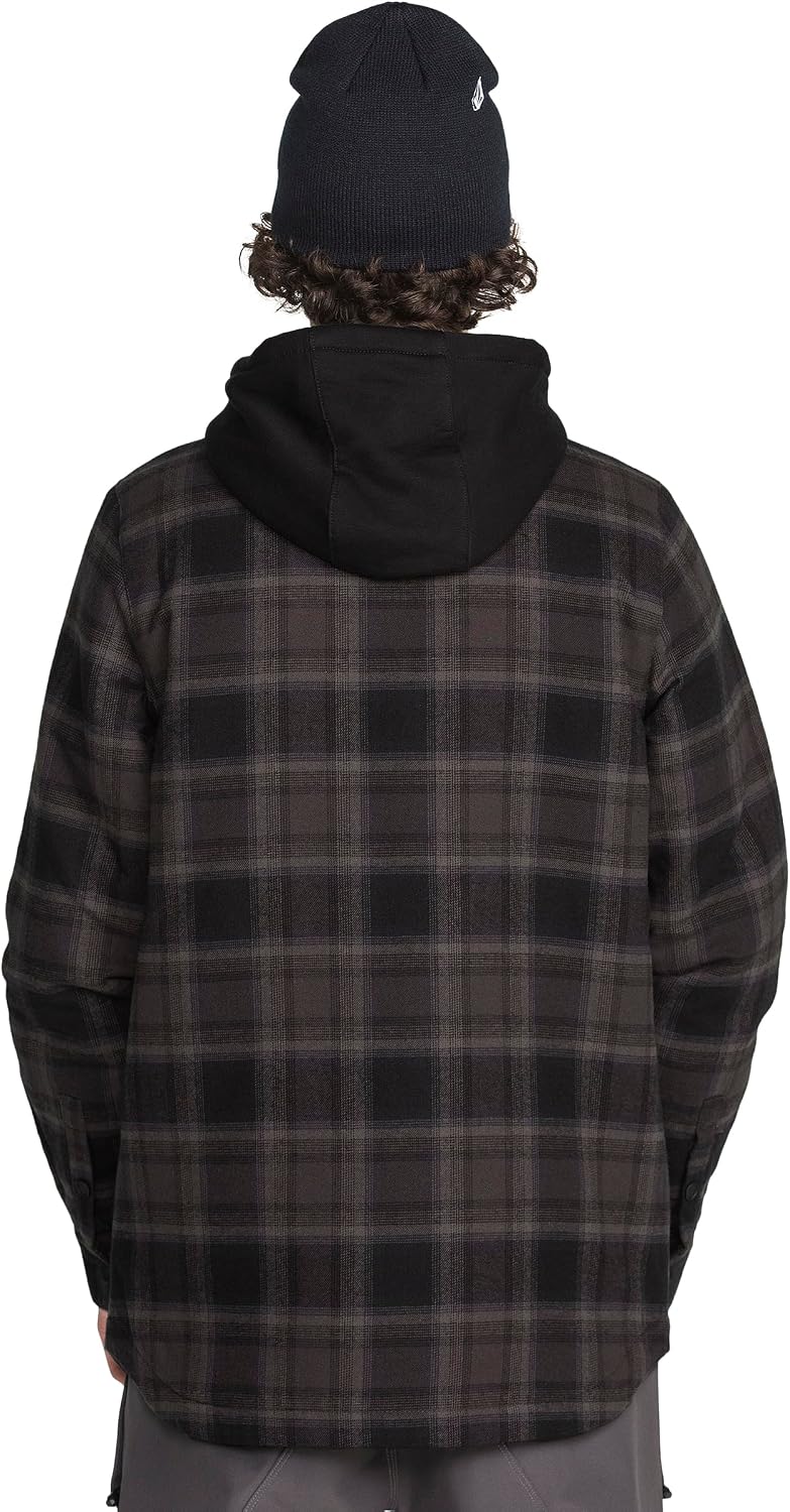 Volcom Men's Field Insulated Flannel Black