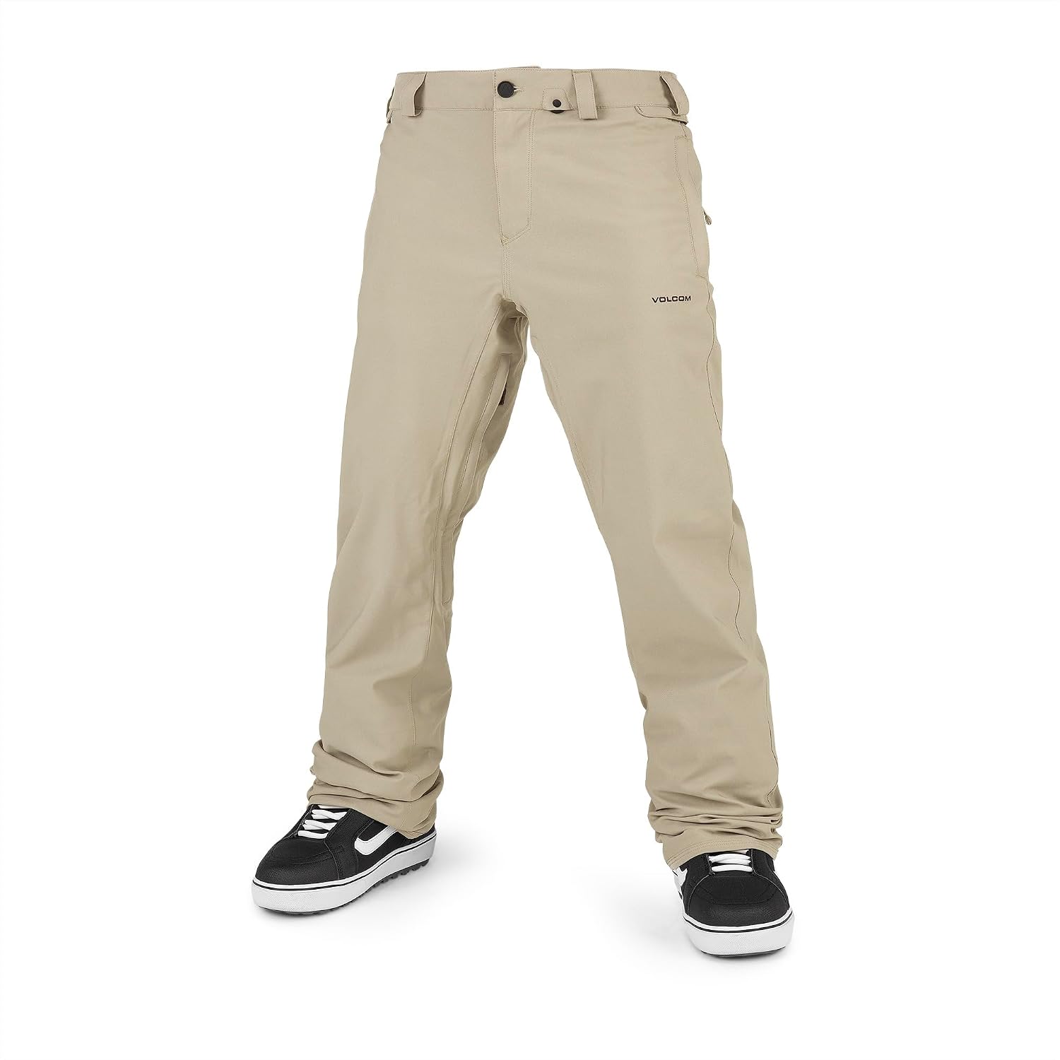 Volcom Men's Frickin Relaxed Fit Chino Snowboard Pant Light Military