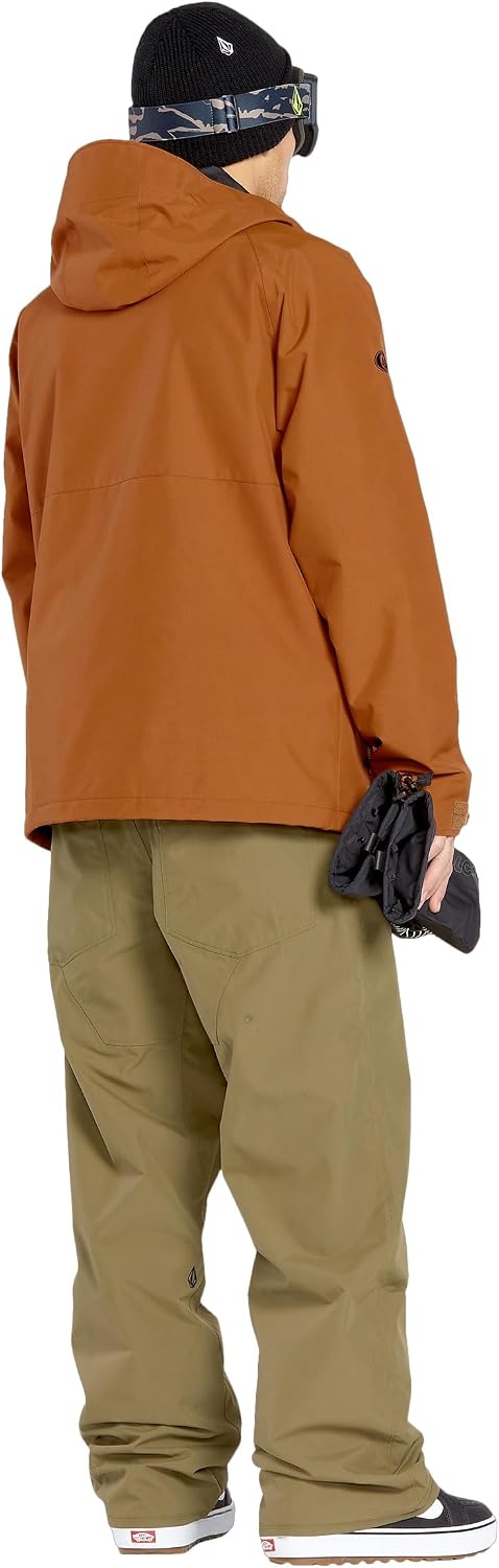 Volcom Men's 2836 Insulated Snowboard Jacket Caramel