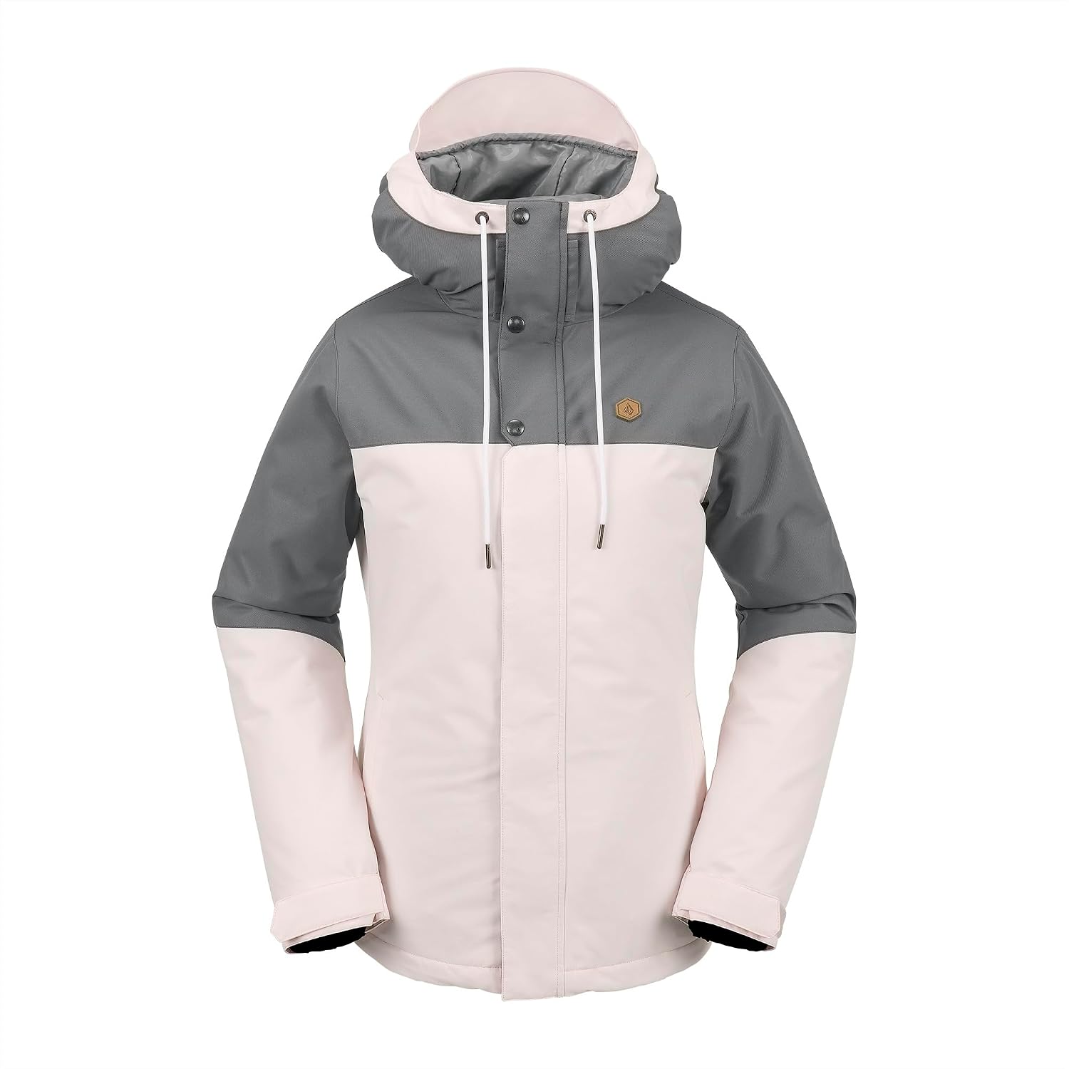 Volcom Women's Bolt Insulated Snowboard Ski Winter Hooded Jacket Calcite S4