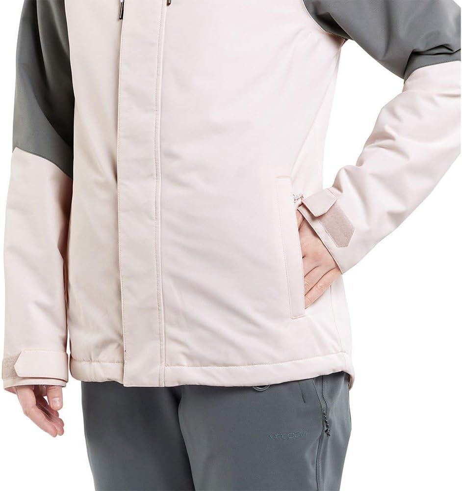 Volcom Women's Bolt Insulated Snowboard Ski Winter Hooded Jacket Calcite S4