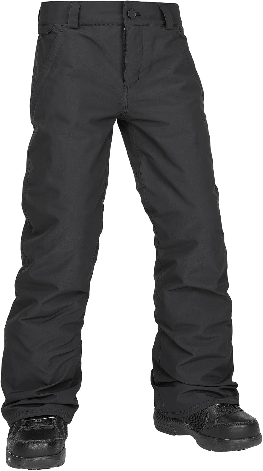 Volcom Boys' Freakin Chino Youth Insulated Snowboard Ski Pant Black