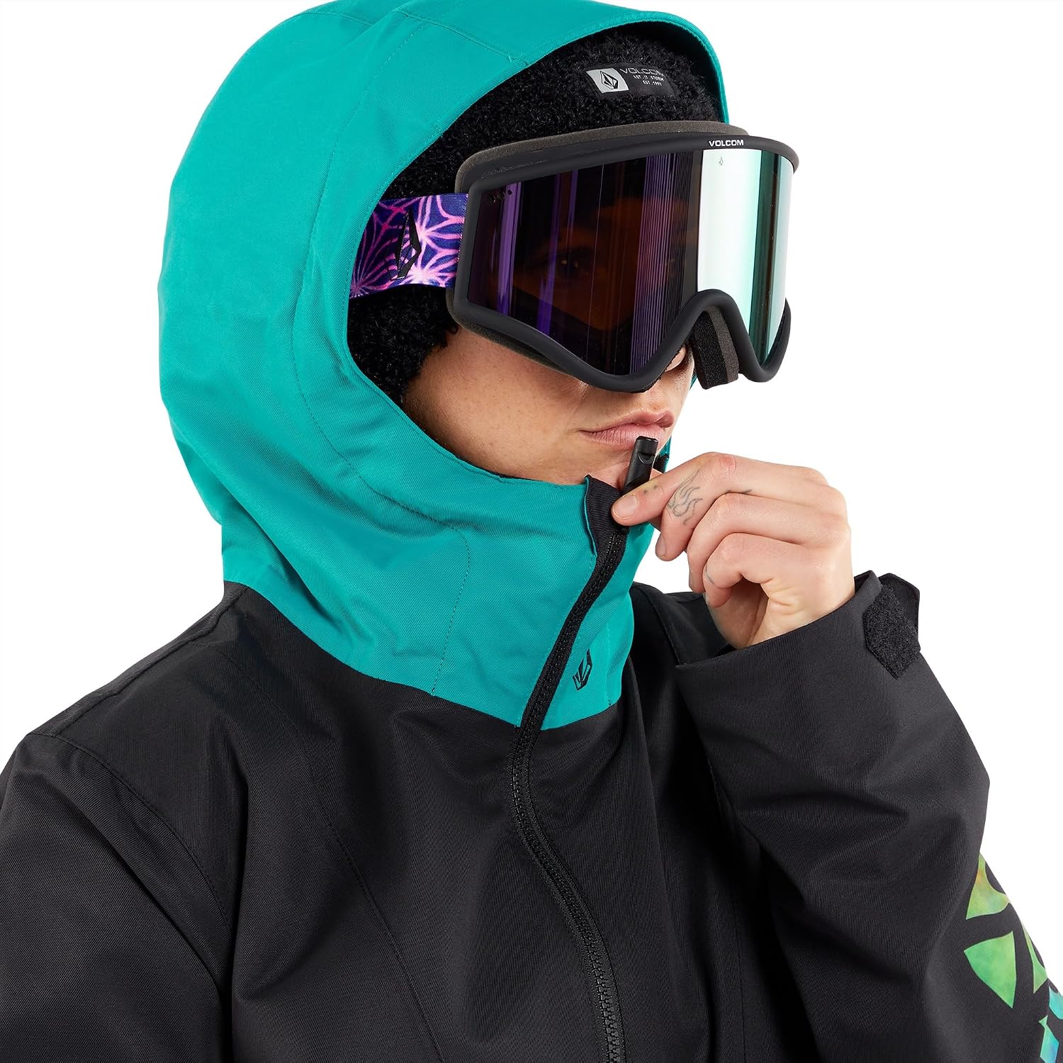 Volcom Women's Ashfield Anarok Snowboard Ski Jacket Black S4