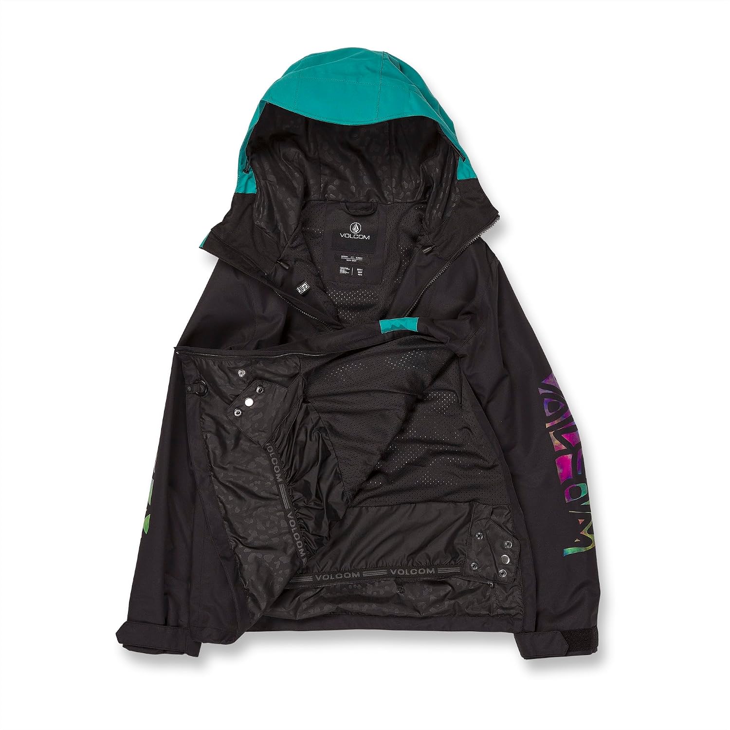 Volcom Women's Ashfield Anarok Snowboard Ski Jacket Black S4