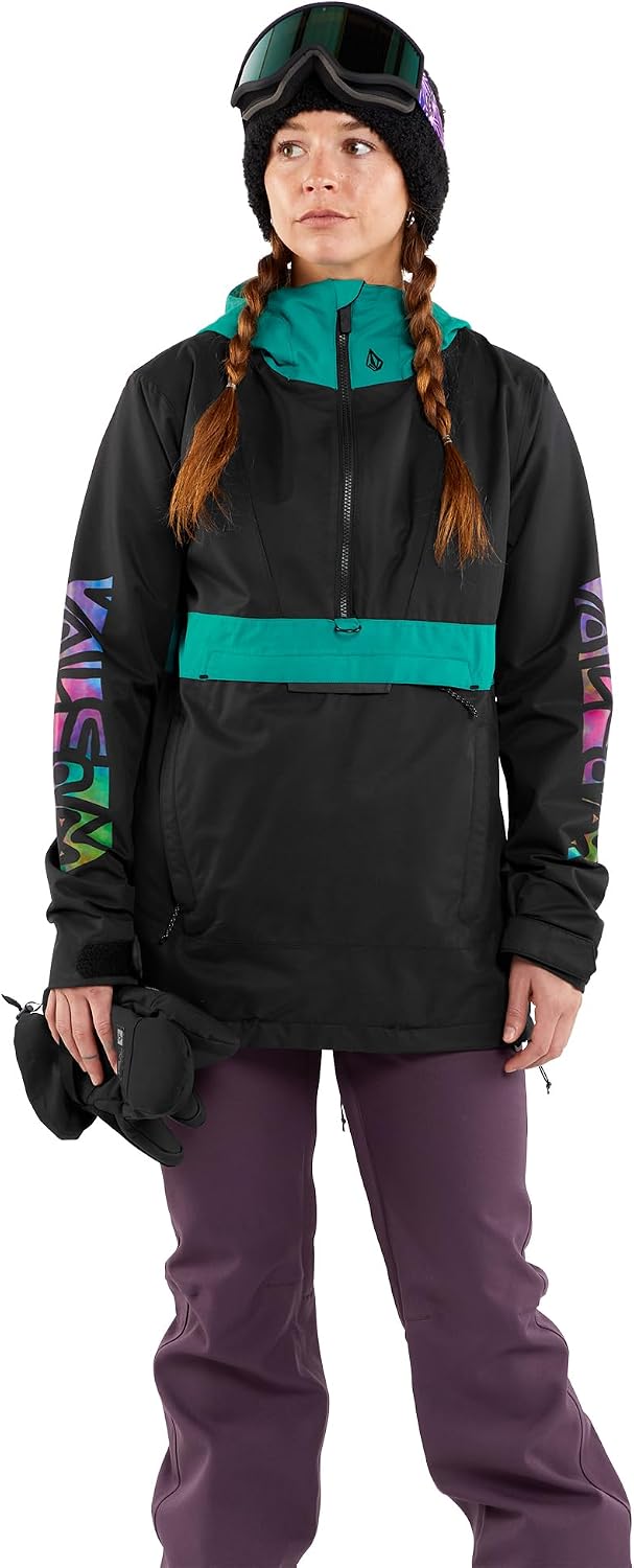 Volcom Women's Ashfield Anarok Snowboard Ski Jacket Black S4