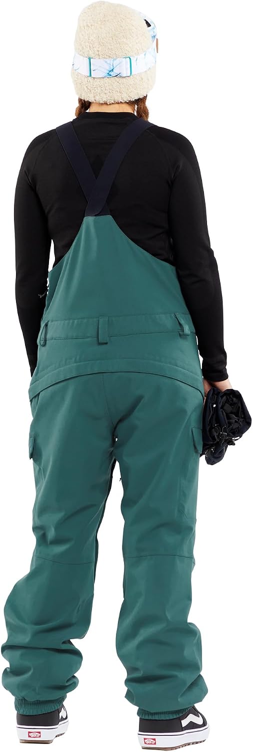 Volcom Women's Creston Stretch Snowboard Ski Bib Overall Snowpant Balsam S4