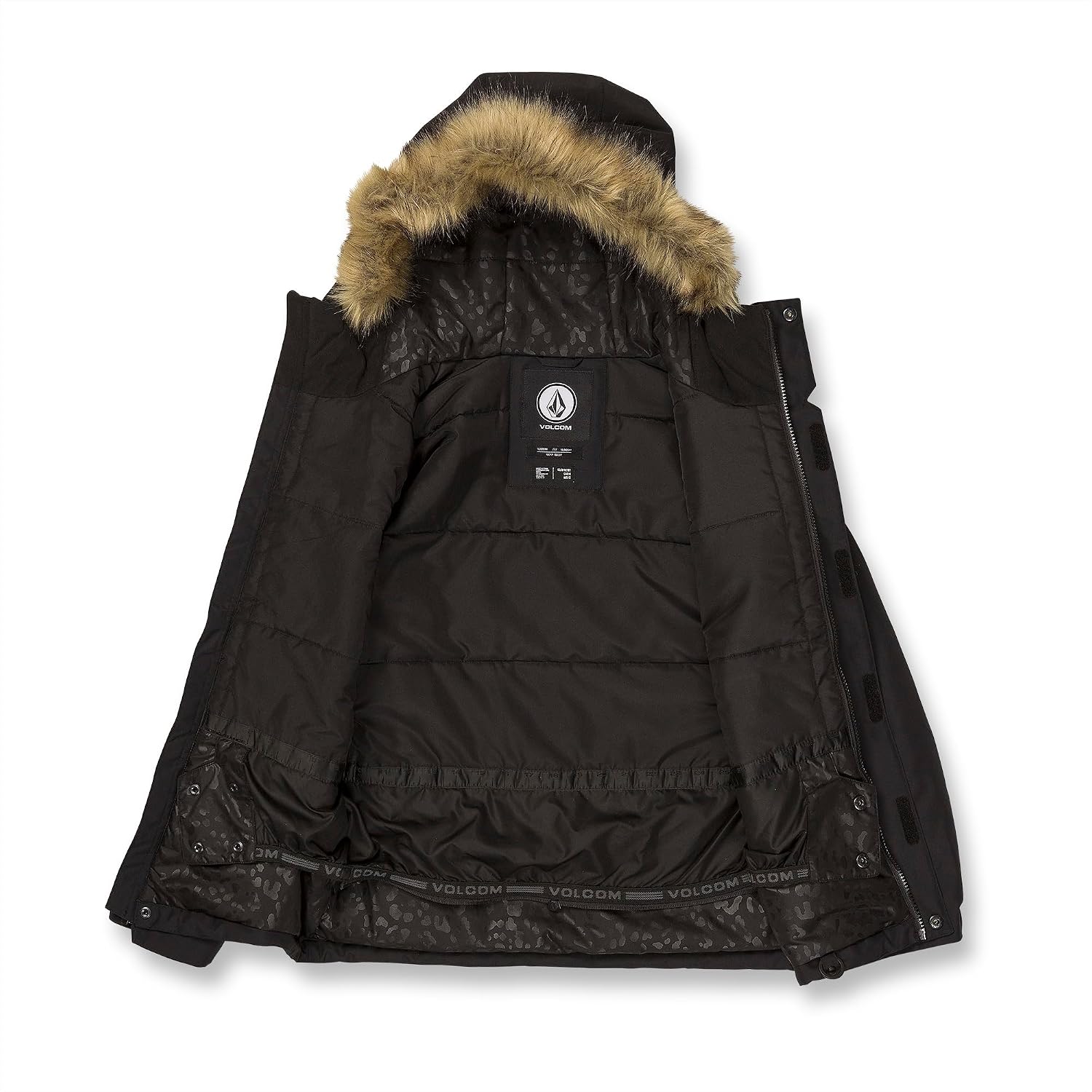 Volcom Girls So Minty Insulated Snow Jacket Black S4