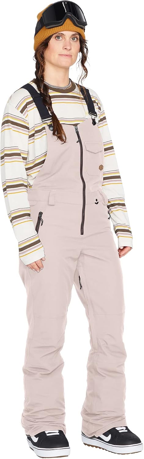 Volcom Women's Swift Bib Overall Snowpant Amethyst Smoke S3