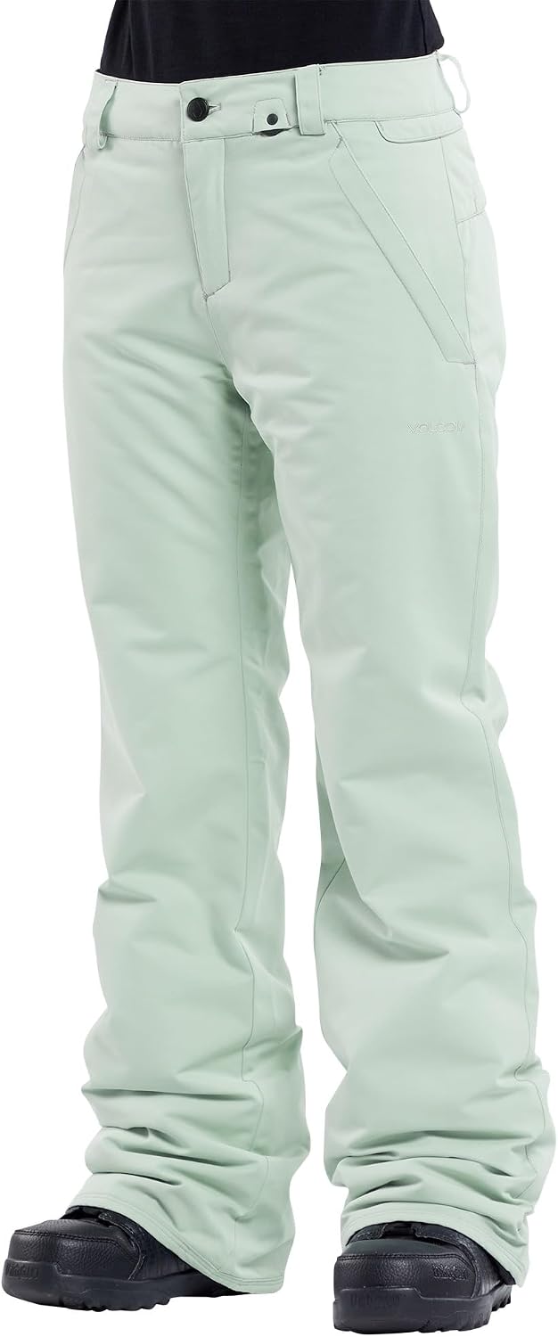 Volcom Women's Frochickie Insulated Lined Snow Pant Sage Frost S4