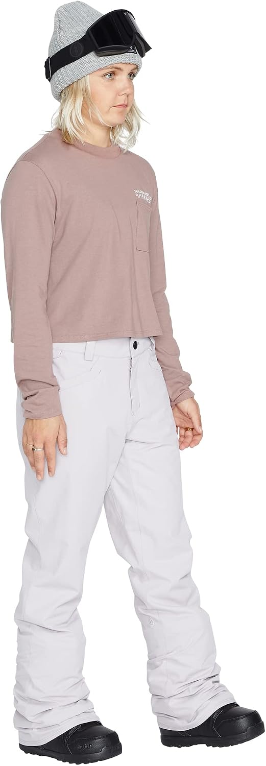 Volcom Women's Hallen Modern Fit Snowbaord Pant Amethyst Smoke S3