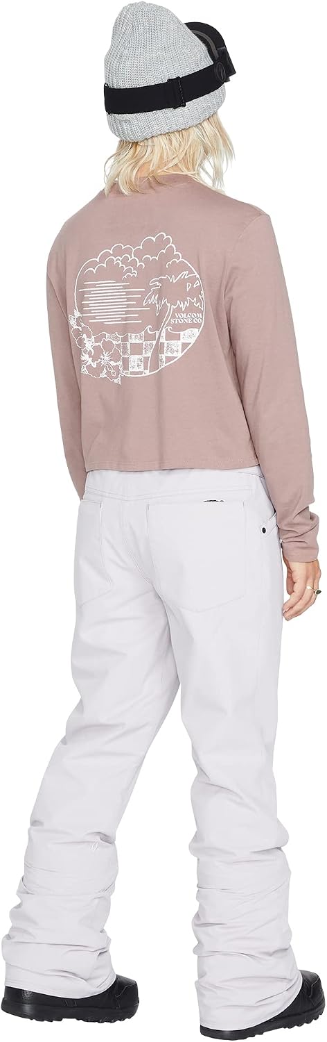 Volcom Women's Hallen Modern Fit Snowbaord Pant Amethyst Smoke S3