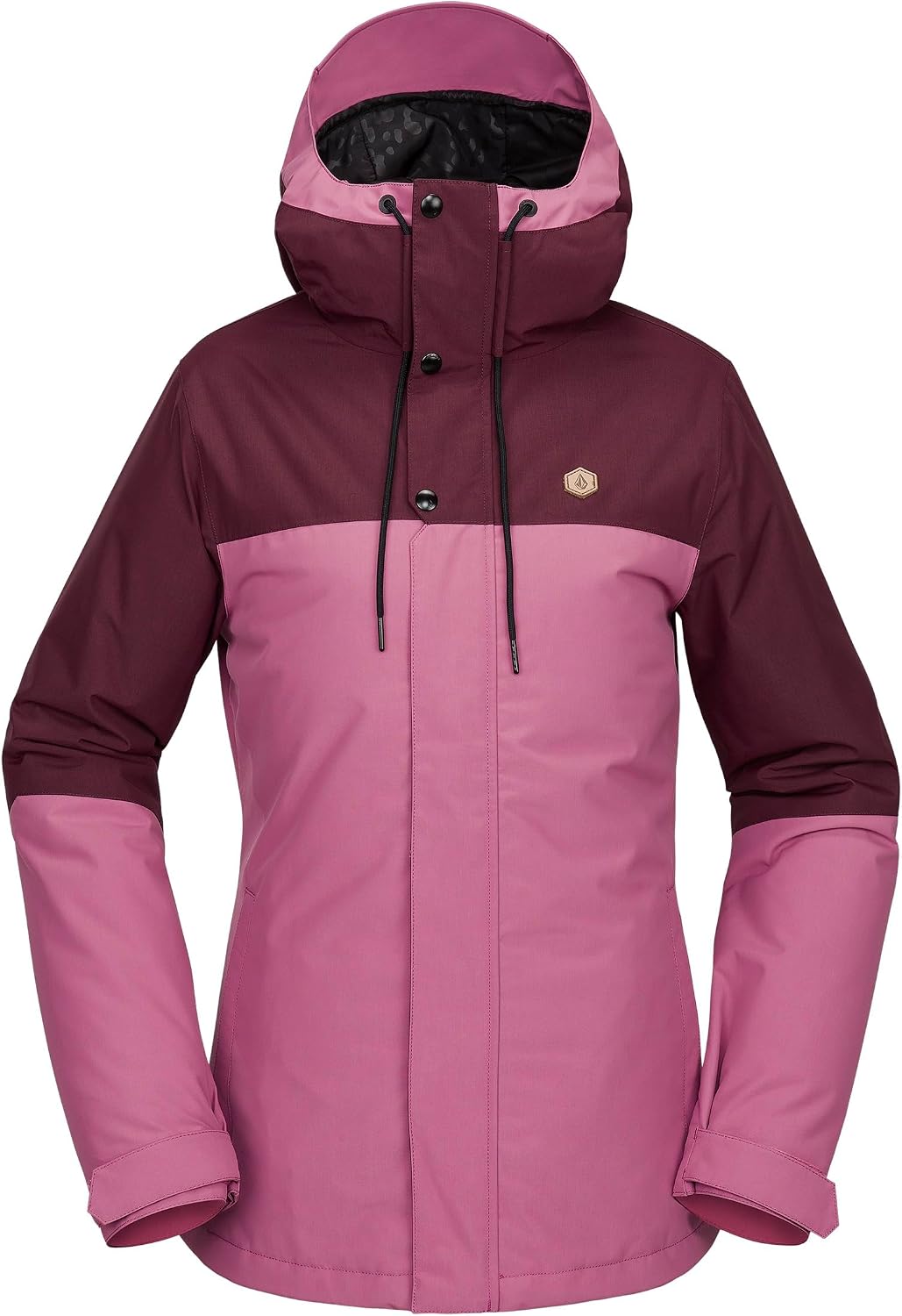 Volcom Women's Bolt Insulated Snowboard Ski Winter Hooded Jacket Blurred Violet