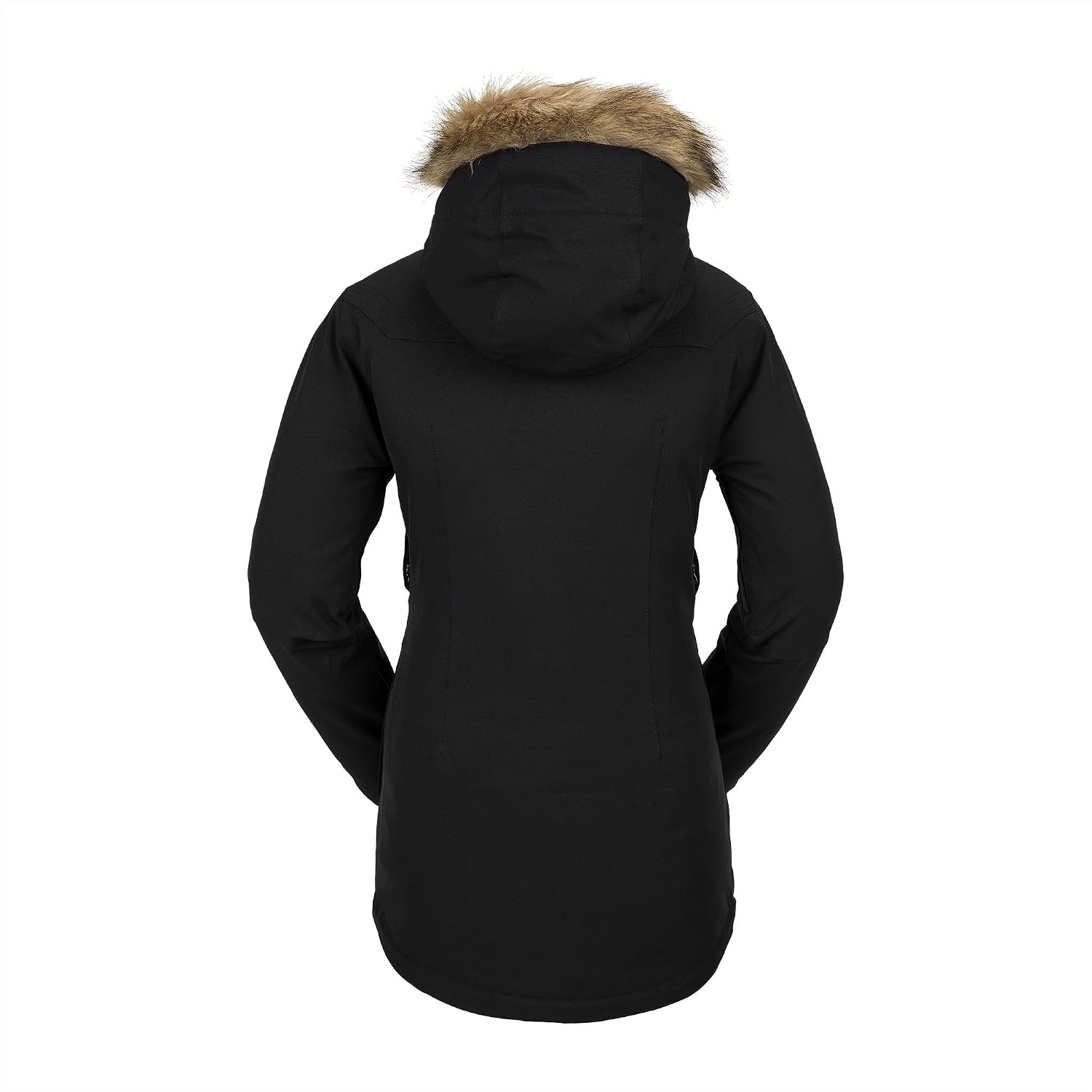 Volcom Women's Shadow Insulated Snowboard Ski Winter Hooded Jacket Black S4