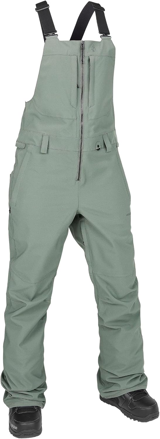 Volcom Women's Swift Bib Overall Snowpant Lichen Green S5