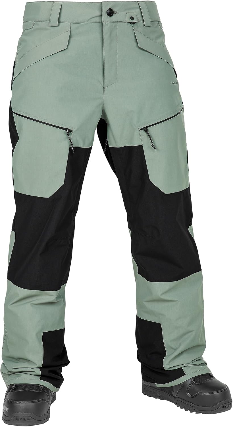 Volcom Women's Stone Mica 20k Snowboard Ski Pant Lichen Green