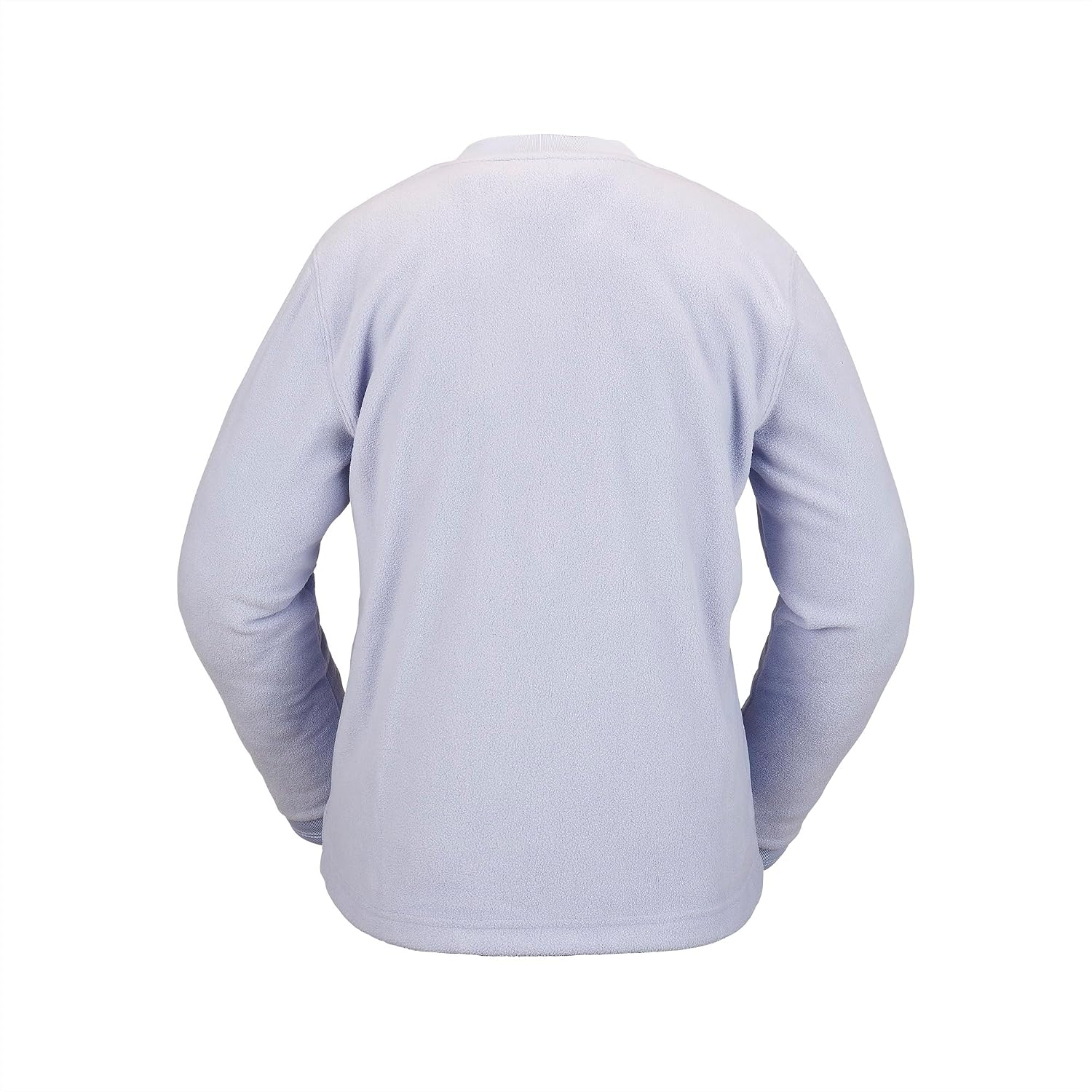 Volcom Women's Polar Fleece Crew Snowboard Sweatshirt Lilac Ash S4