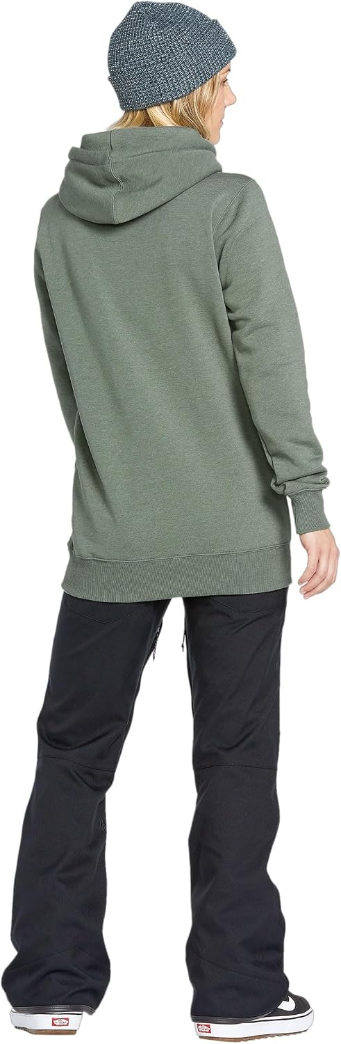 Volcom Women's Tower Hooded Fleece Sweatshirt Lichen Green