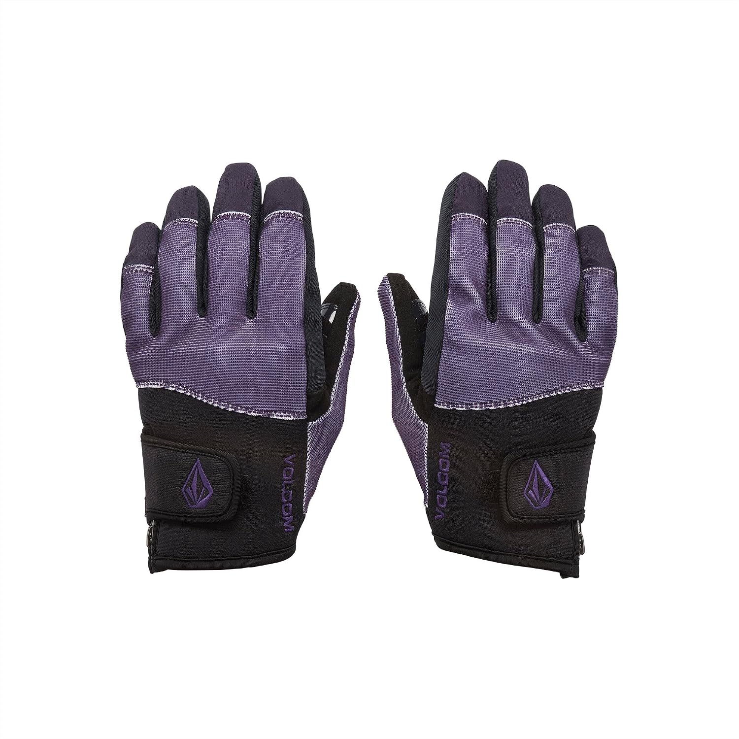 Volcom Mens Crail Pipe Park Lightweight Snowboard Glove Purple S4