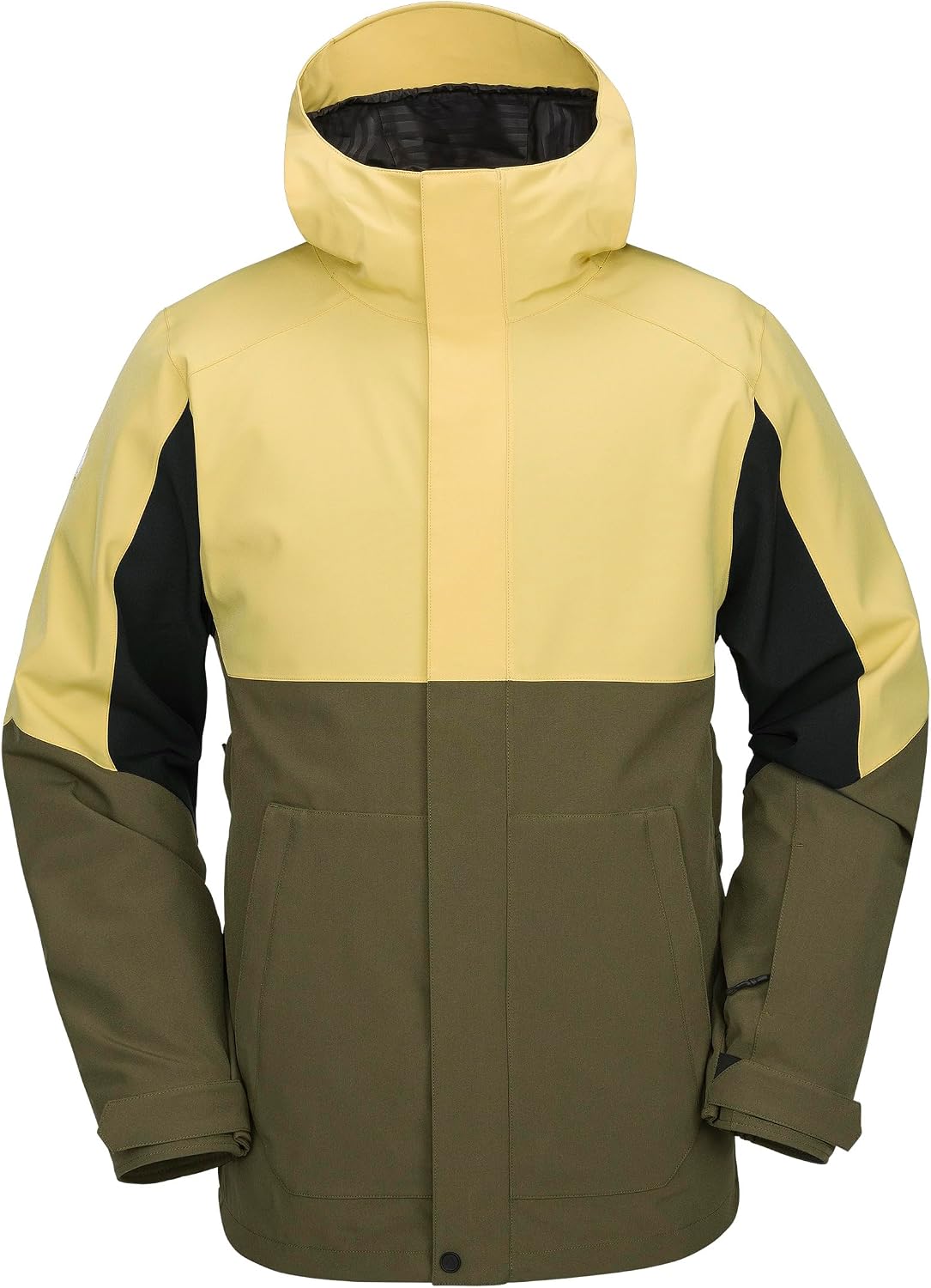 Volcom Men's Brighton Hooded Snowboard Ski Winter Jacket Ivy