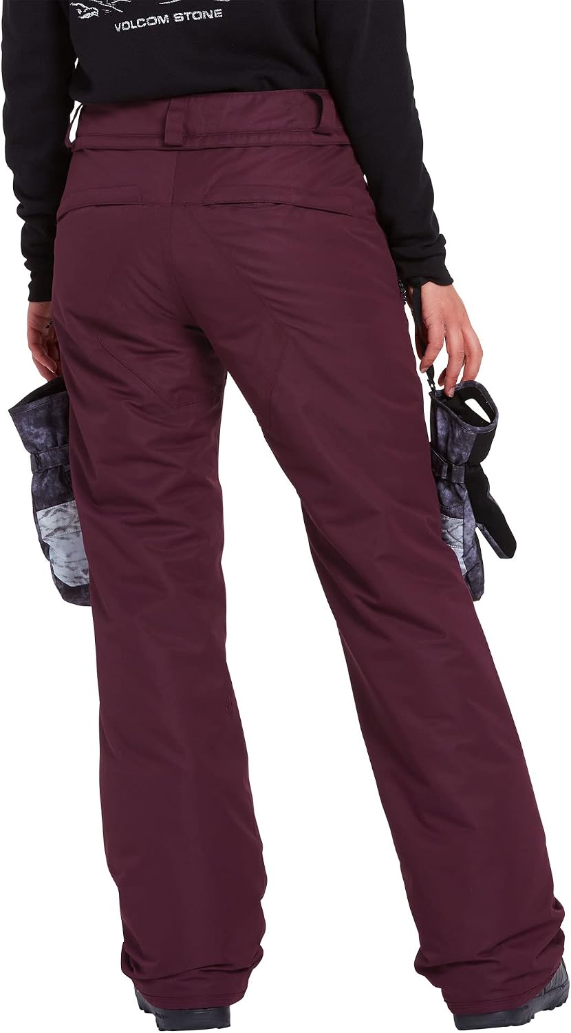 Volcom Women's Frochickie Insulated Lined Snow Pant Merlot S2