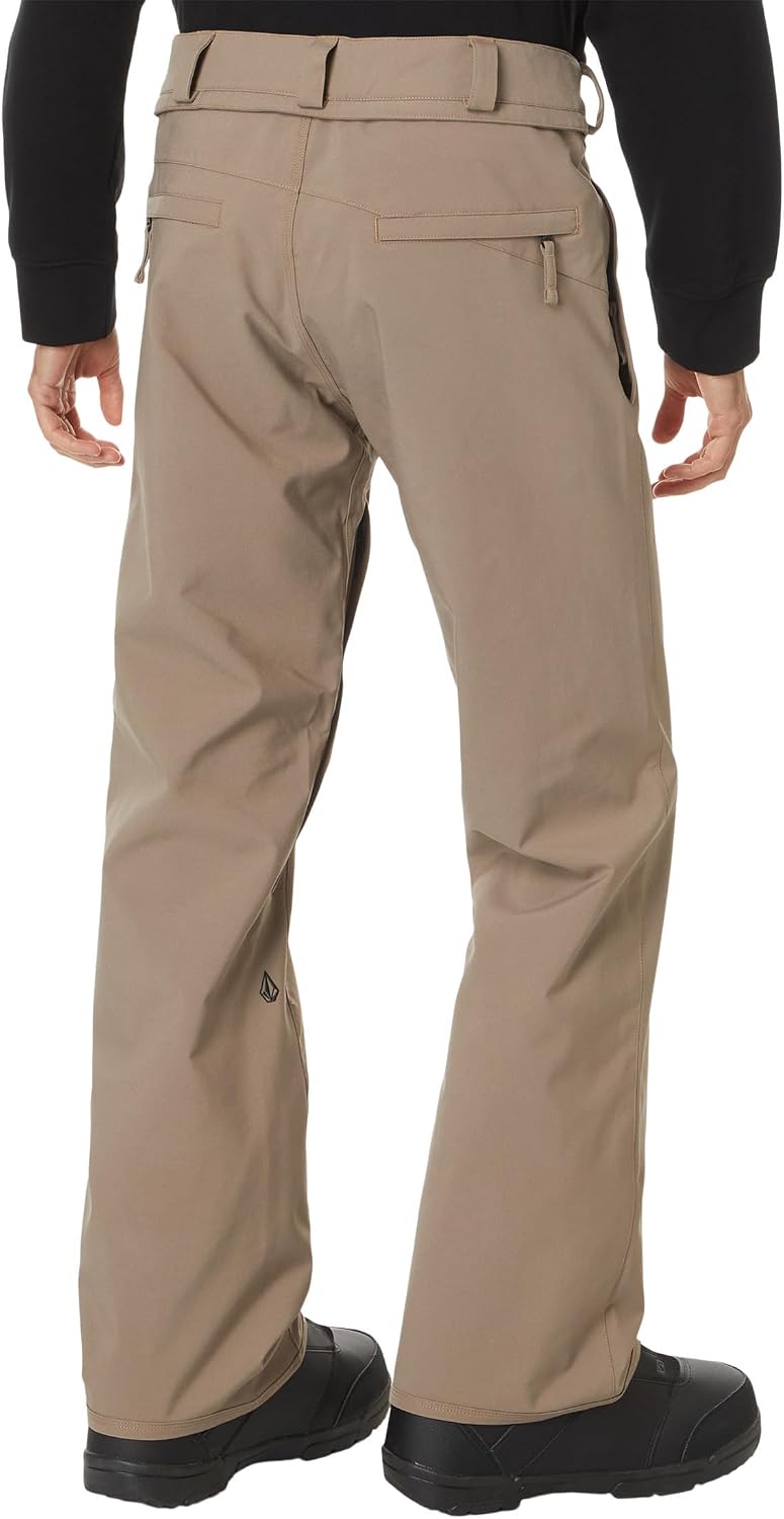 Volcom Men's Frickin Relaxed Fit Chino Snowboard Pant Chestnut Brown