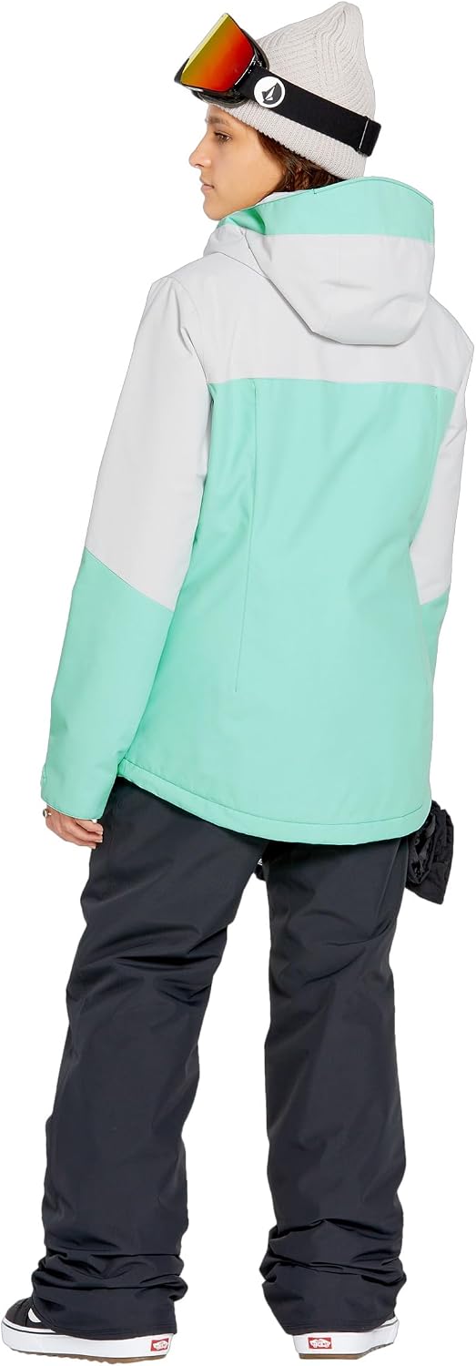 Volcom Women's Bolt Insulated Snowboard Ski Winter Hooded Jacket Wasabi