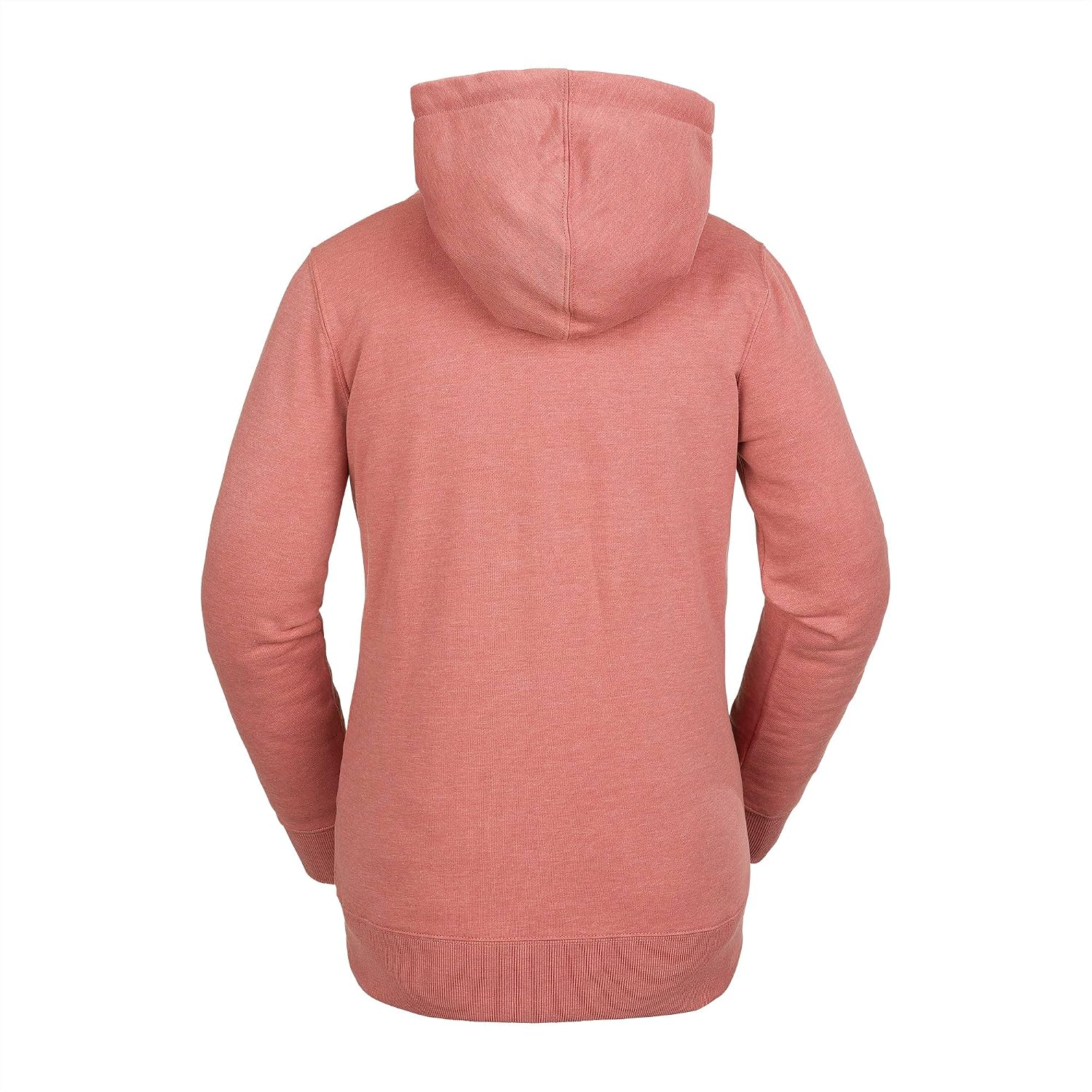 Volcom Women's Tower Hooded Fleece Sweatshirt Earth Pink S4