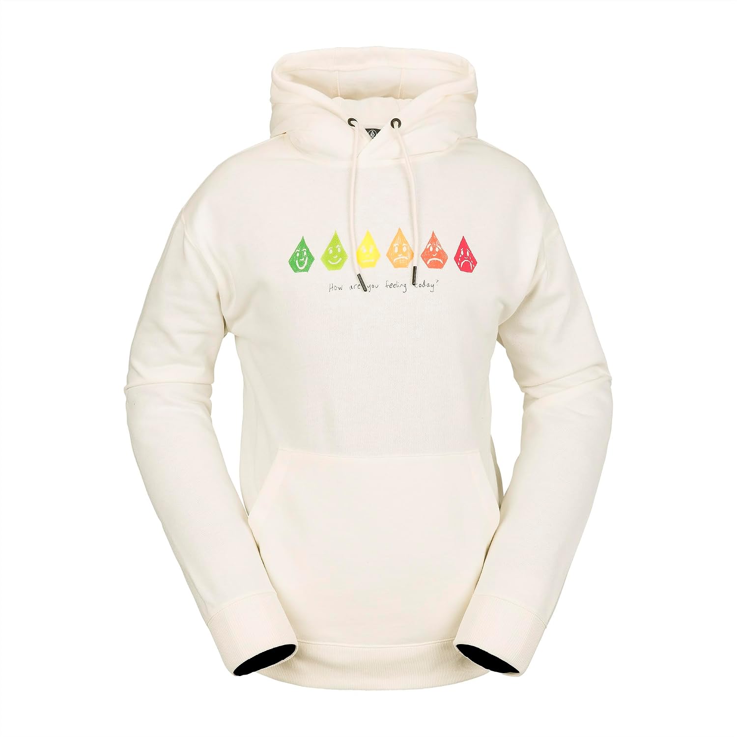 Volcom Women's Melancon Hoodie Snowboard Ski Fleece Moonbeam S4