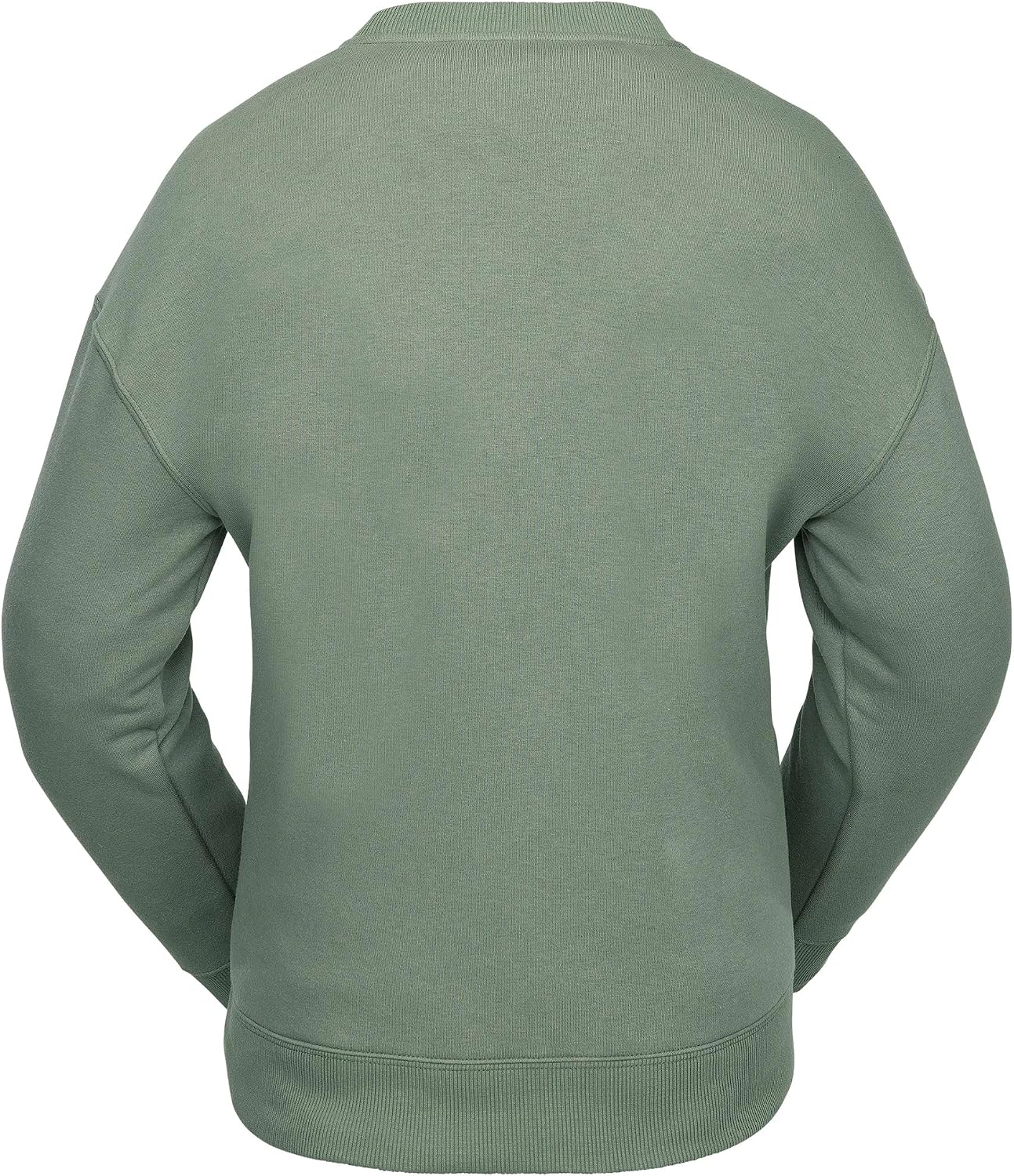Volcom Women's Essential Crew Fleece Snowboard Winter Sweatshirt Lichen Green S5