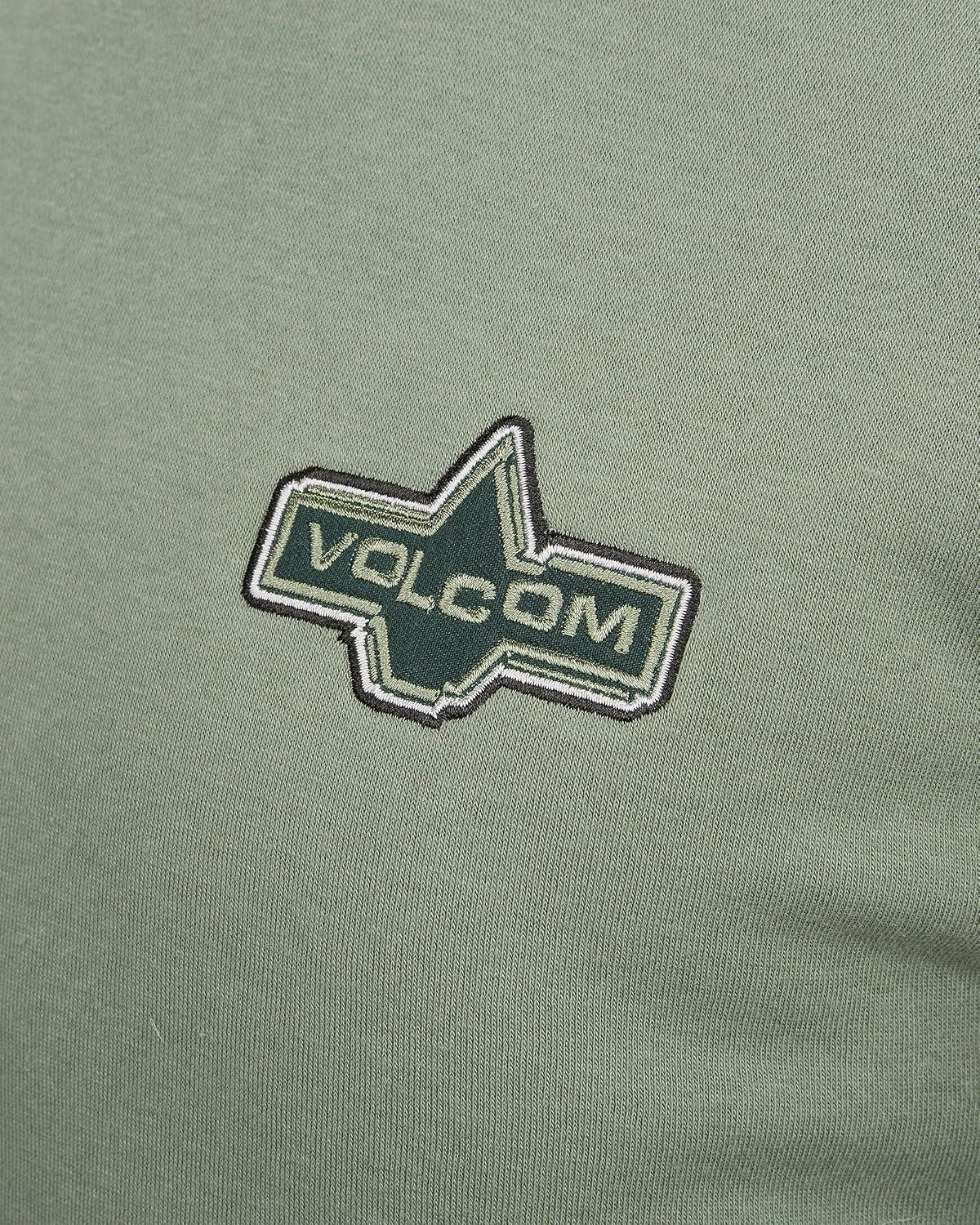 Volcom Women's Essential Crew Fleece Snowboard Winter Sweatshirt Lichen Green S5