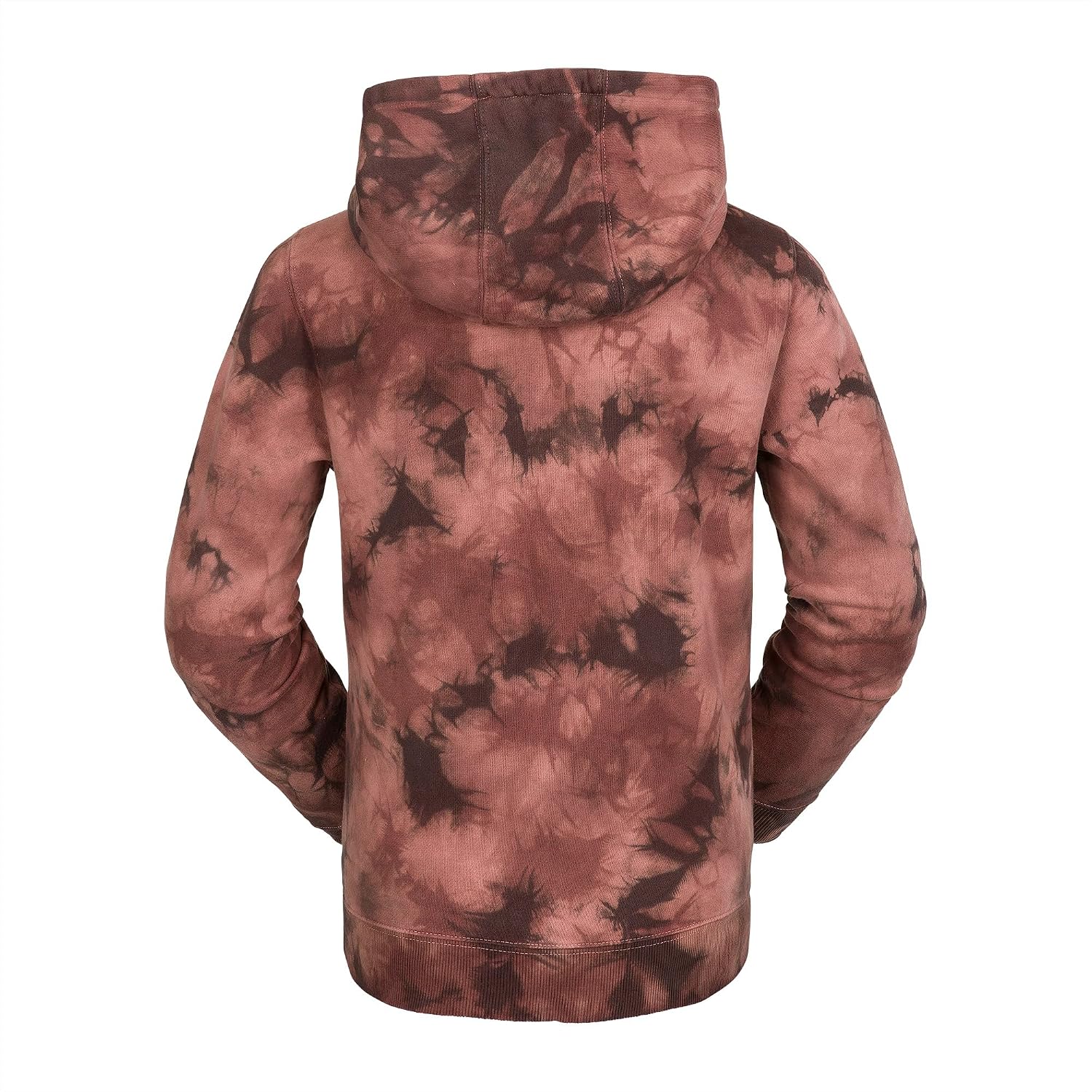 Volcom Boys' Hotlapper Pullover Hooded Riding Fleece Pink Salt Wash S4