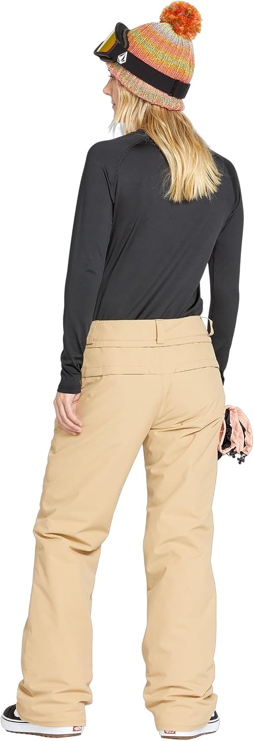 Volcom Women's Frochickie Insulated Lined Snow Pant Sand S5