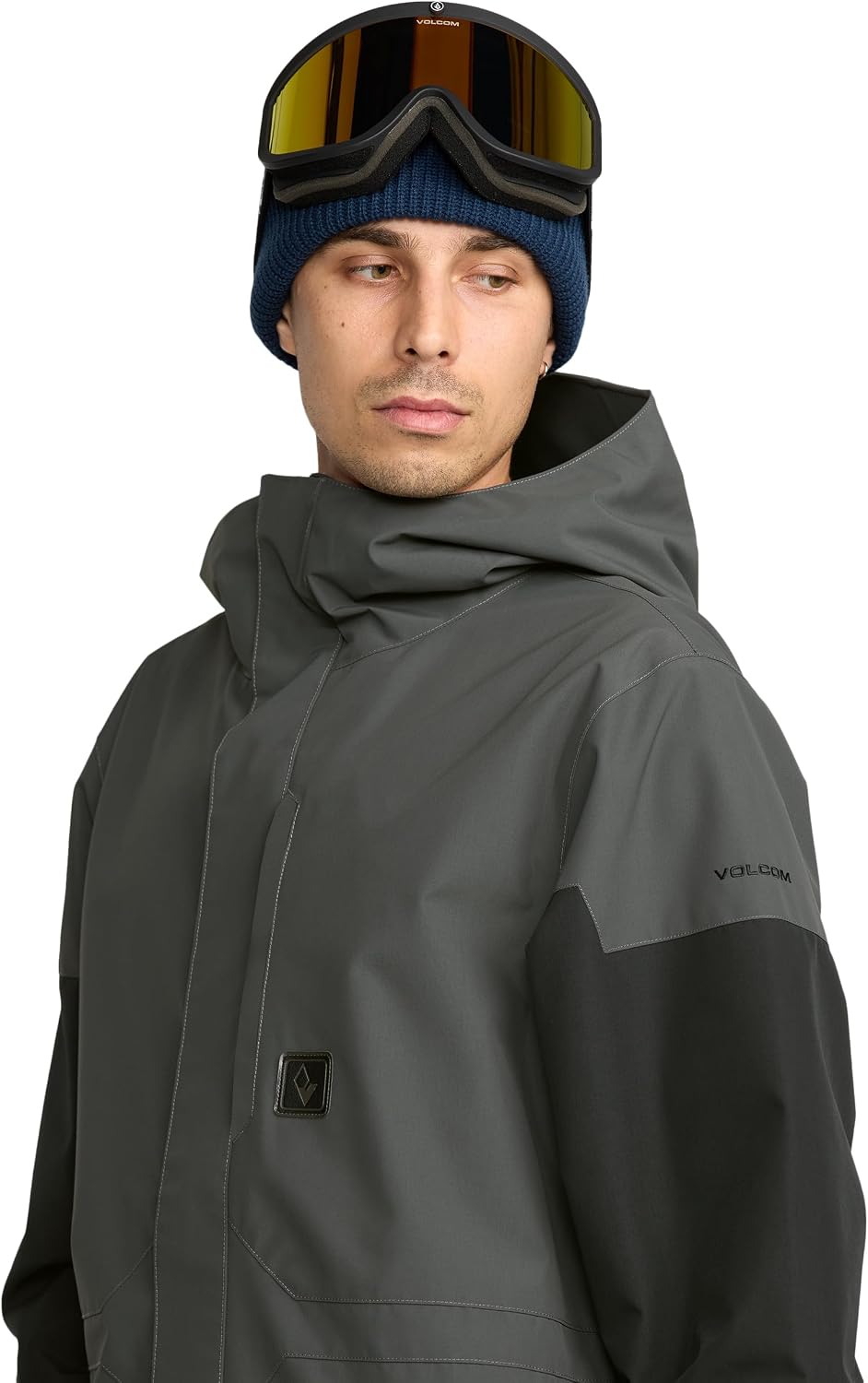 Volcom Men's Primry Insulated Snowboard Winter Ski Jacket Dark Grey