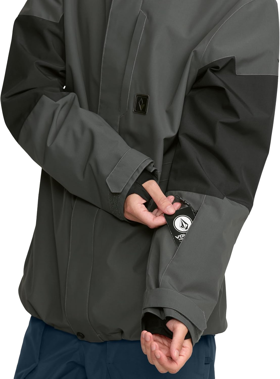 Volcom Men's Primry Insulated Snowboard Winter Ski Jacket Dark Grey