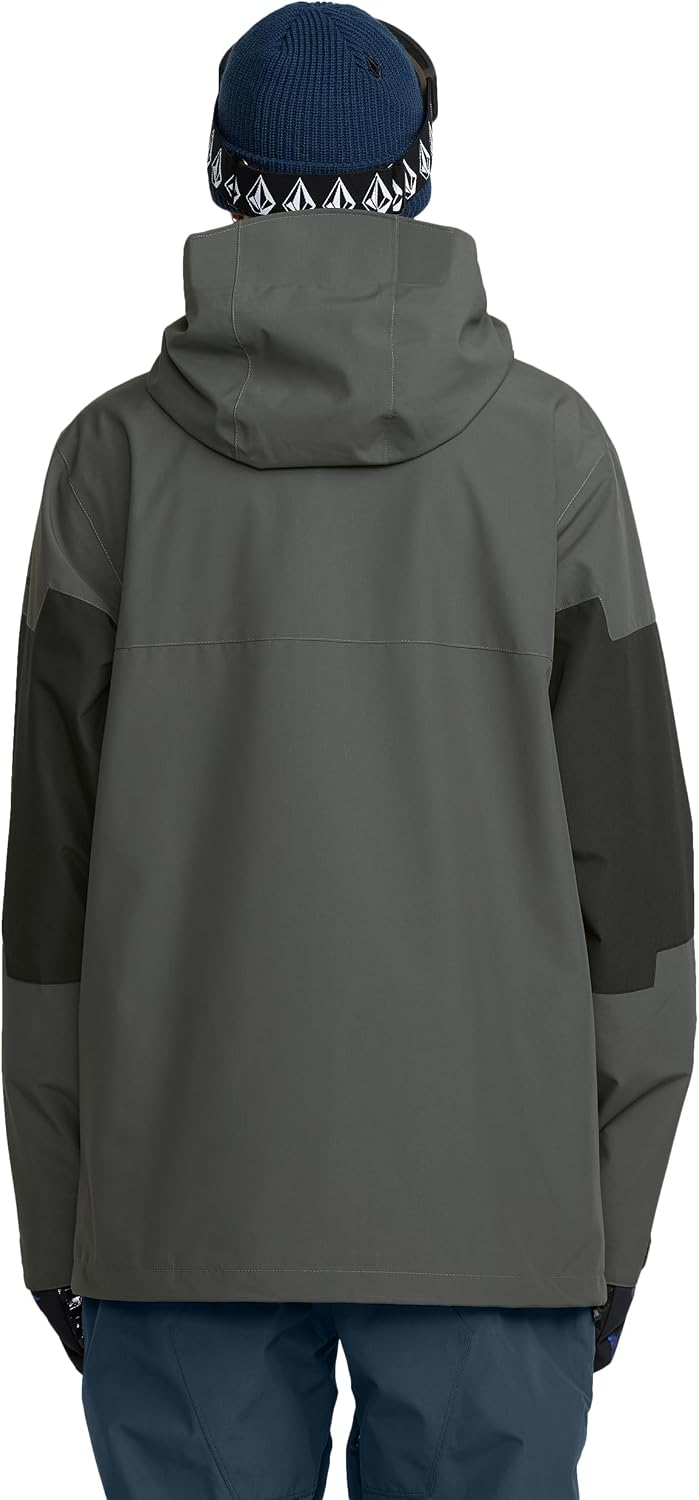 Volcom Men's Primry Insulated Snowboard Winter Ski Jacket Dark Grey