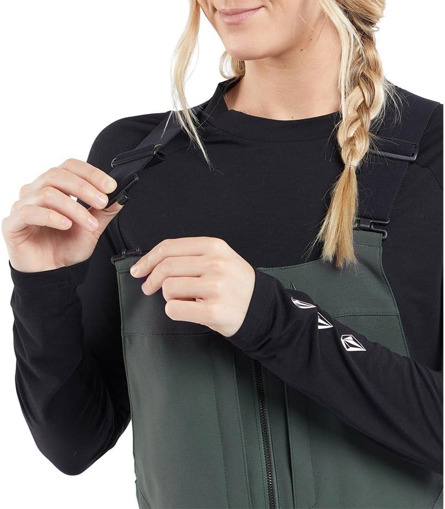 Volcom Women's Swift Bib Overall Snowpant Eucalyptus S4