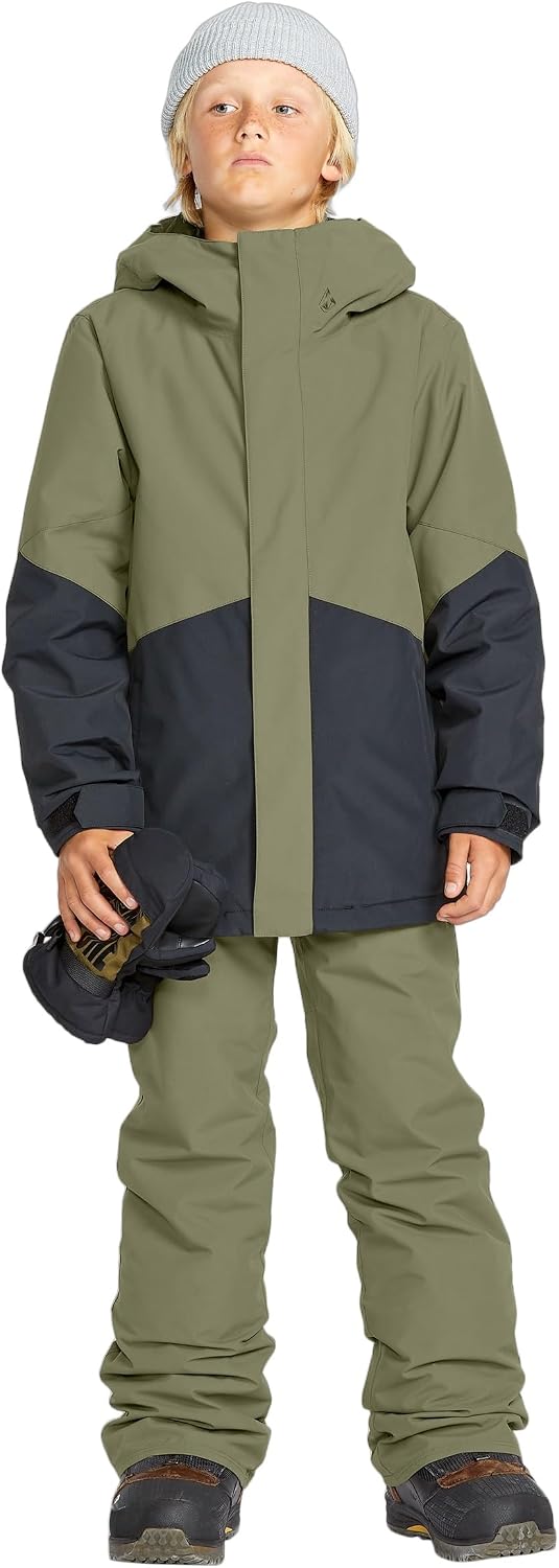 Volcom Boys' Freakin Chino Youth Insulated Snowboard Ski Pant Ivy