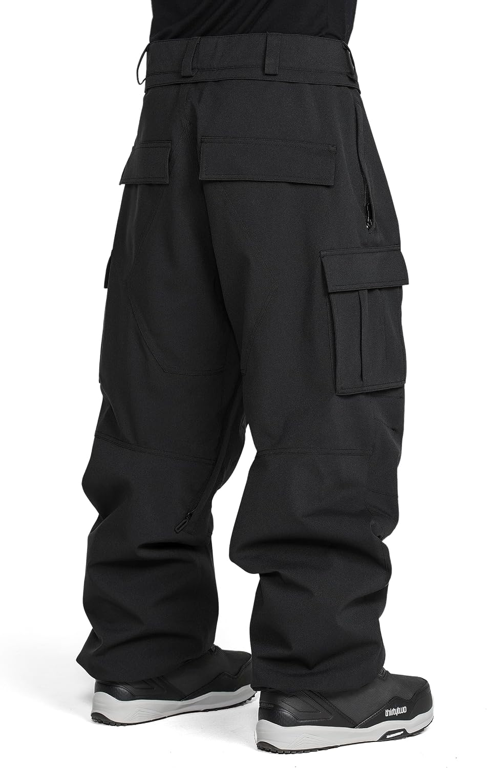 Volcom Men's Nwrk Baggy Snowboard Pant – 10k Waterproof Breathable 2-layer Black