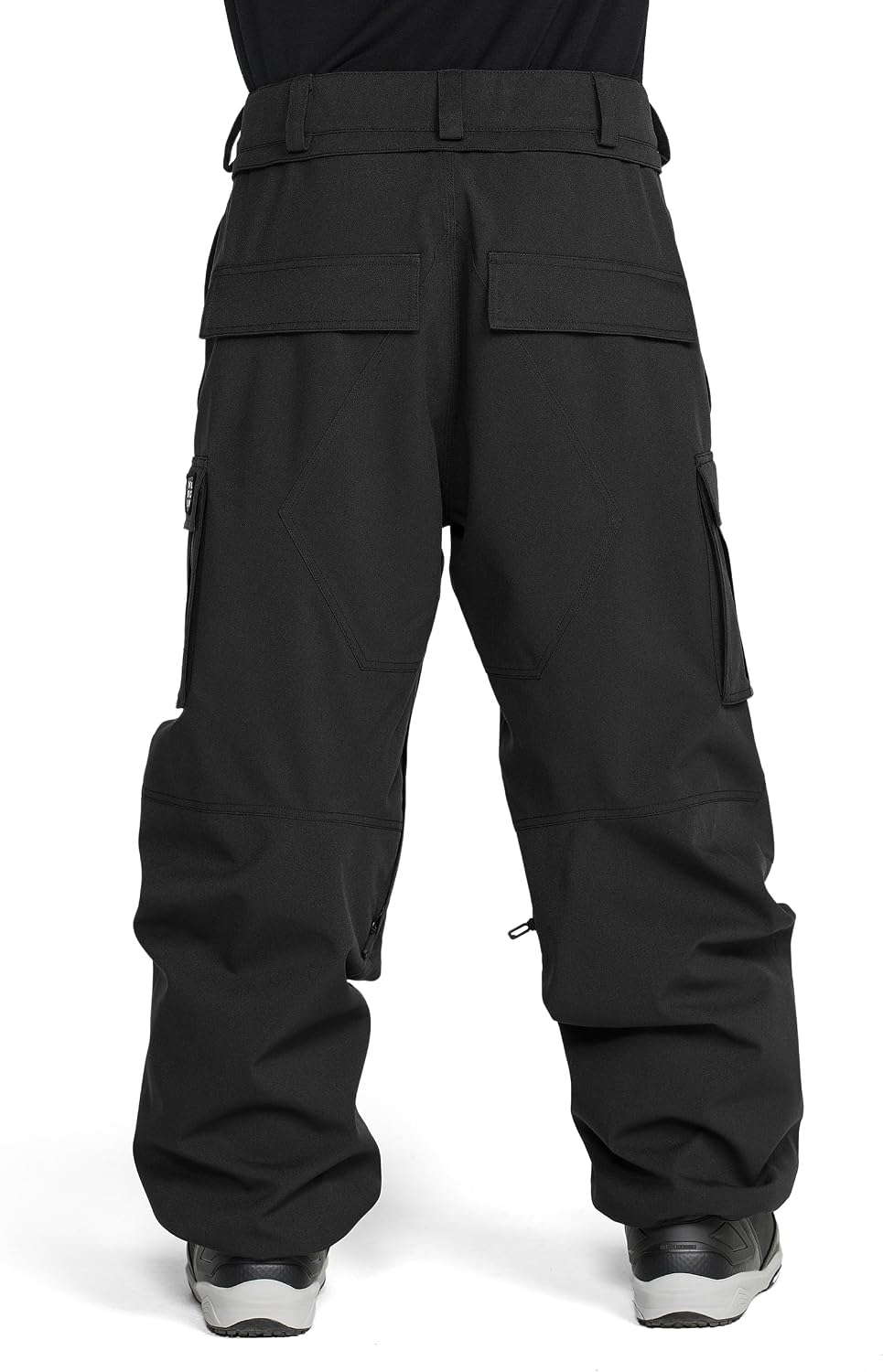 Volcom Men's Nwrk Baggy Snowboard Pant – 10k Waterproof Breathable 2-layer Black
