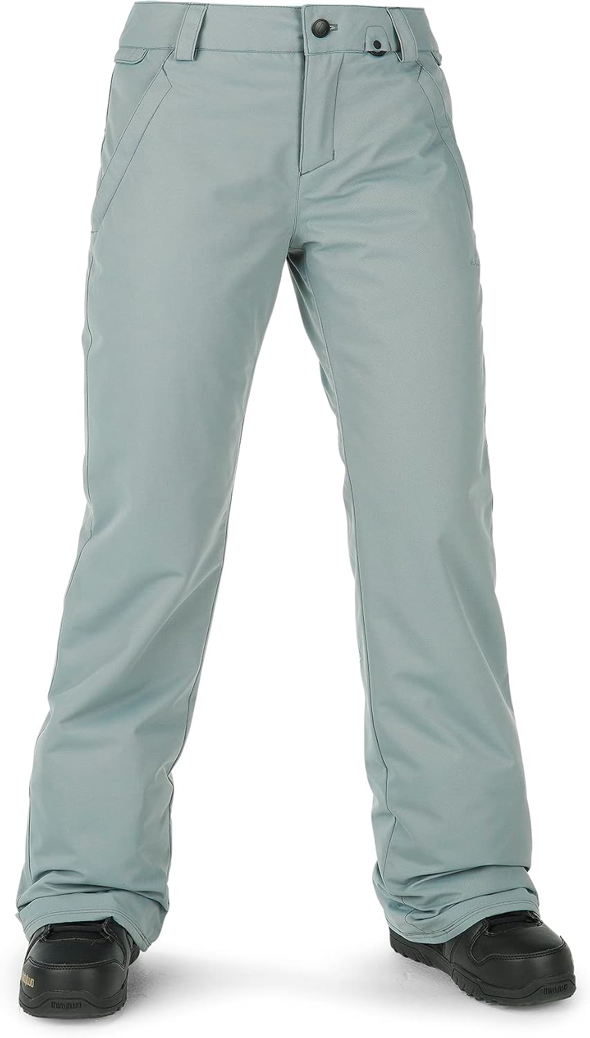 Volcom Women's Frochickie Insulated Lined Snow Pant Green Ash S3