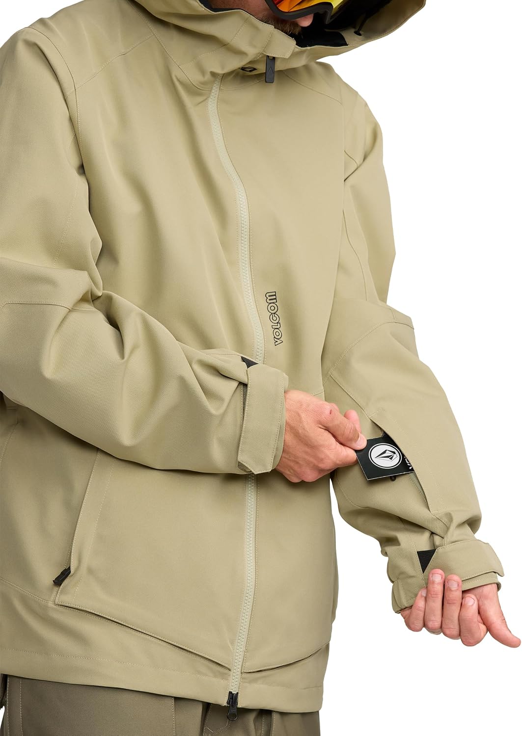 Volcom Men's Brighton Hooded Snowboard Ski Winter Jacket Moss Green